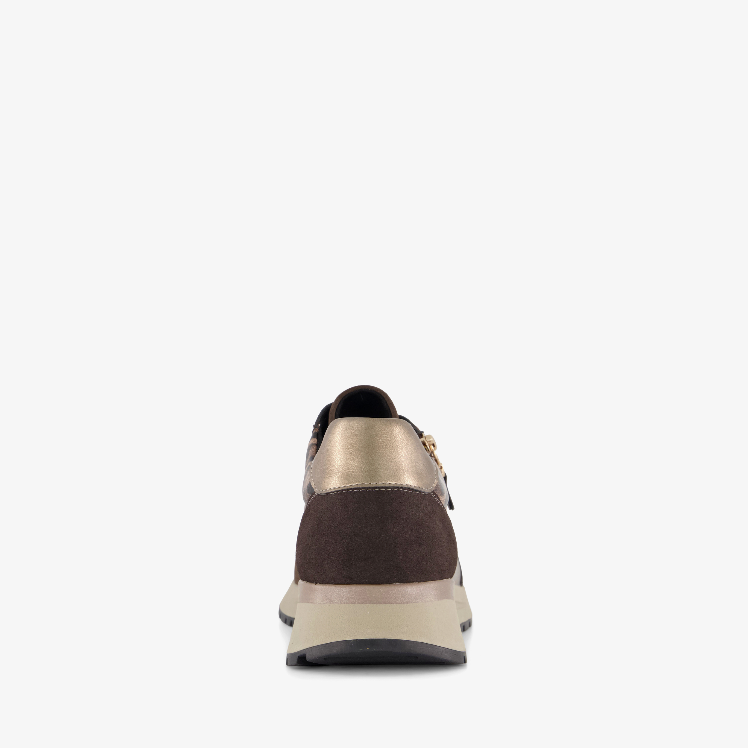 Natuform dames sneakers met panterprint details bruin – foto 2