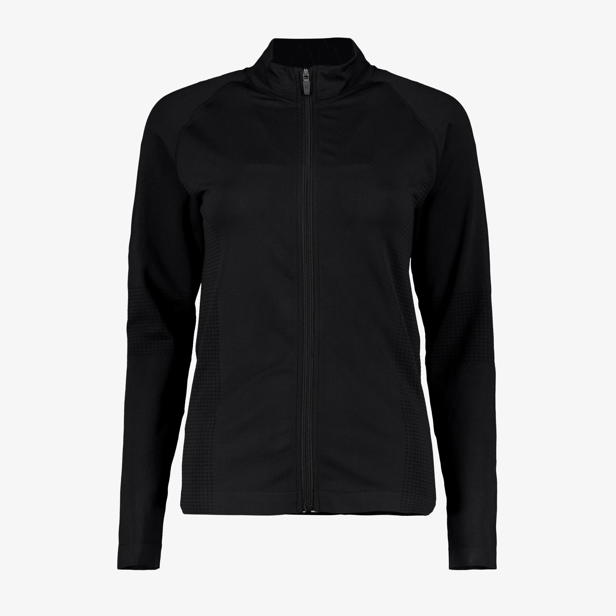 Osaga seamless dames trainingsjas zwart jassen