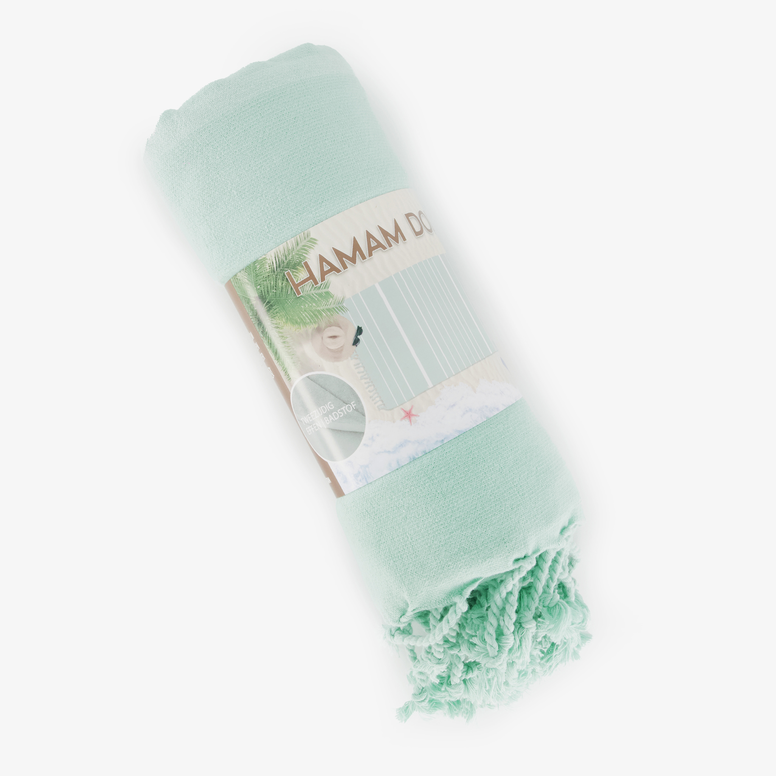 Scapino Hamamdoek tweezijdig blauw