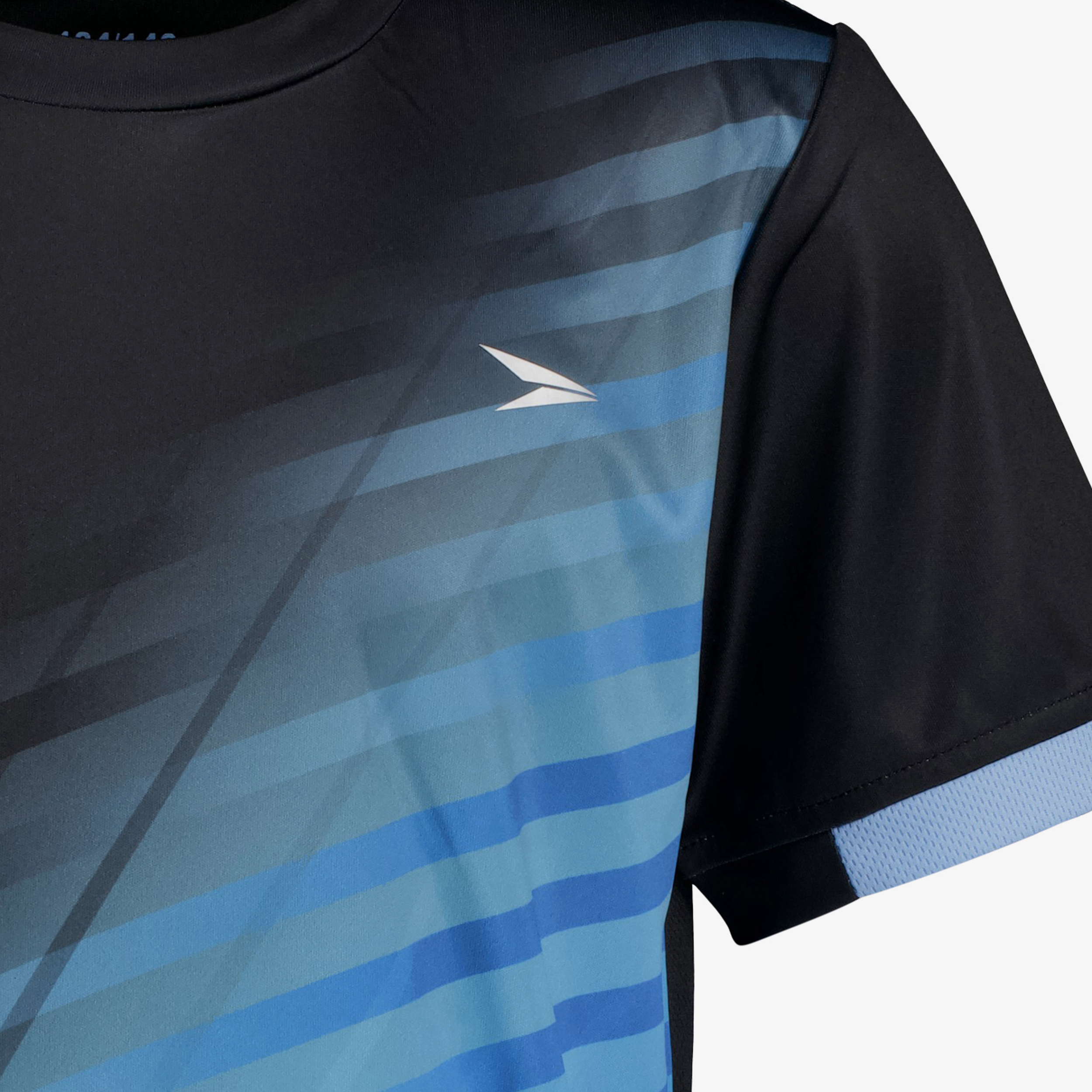 Dutchy Dry kinder voetbal T-shirt zwart blauw meisjes sport & spel – foto 2