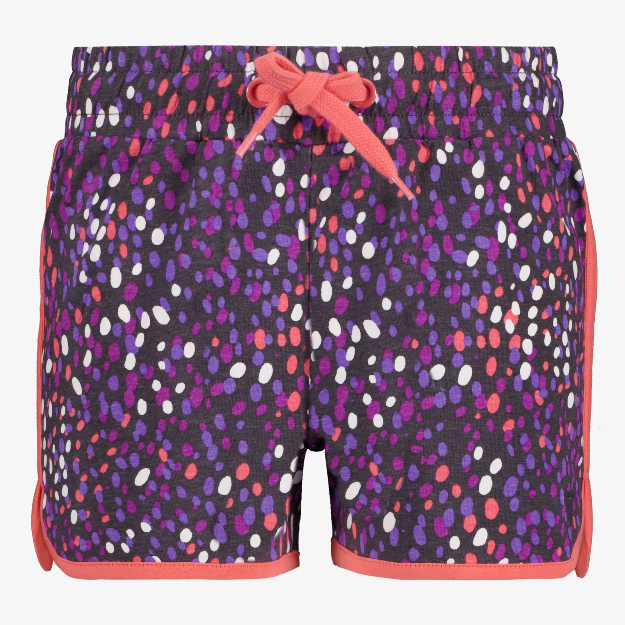 Osaga meisjes sweat short met stippen paars