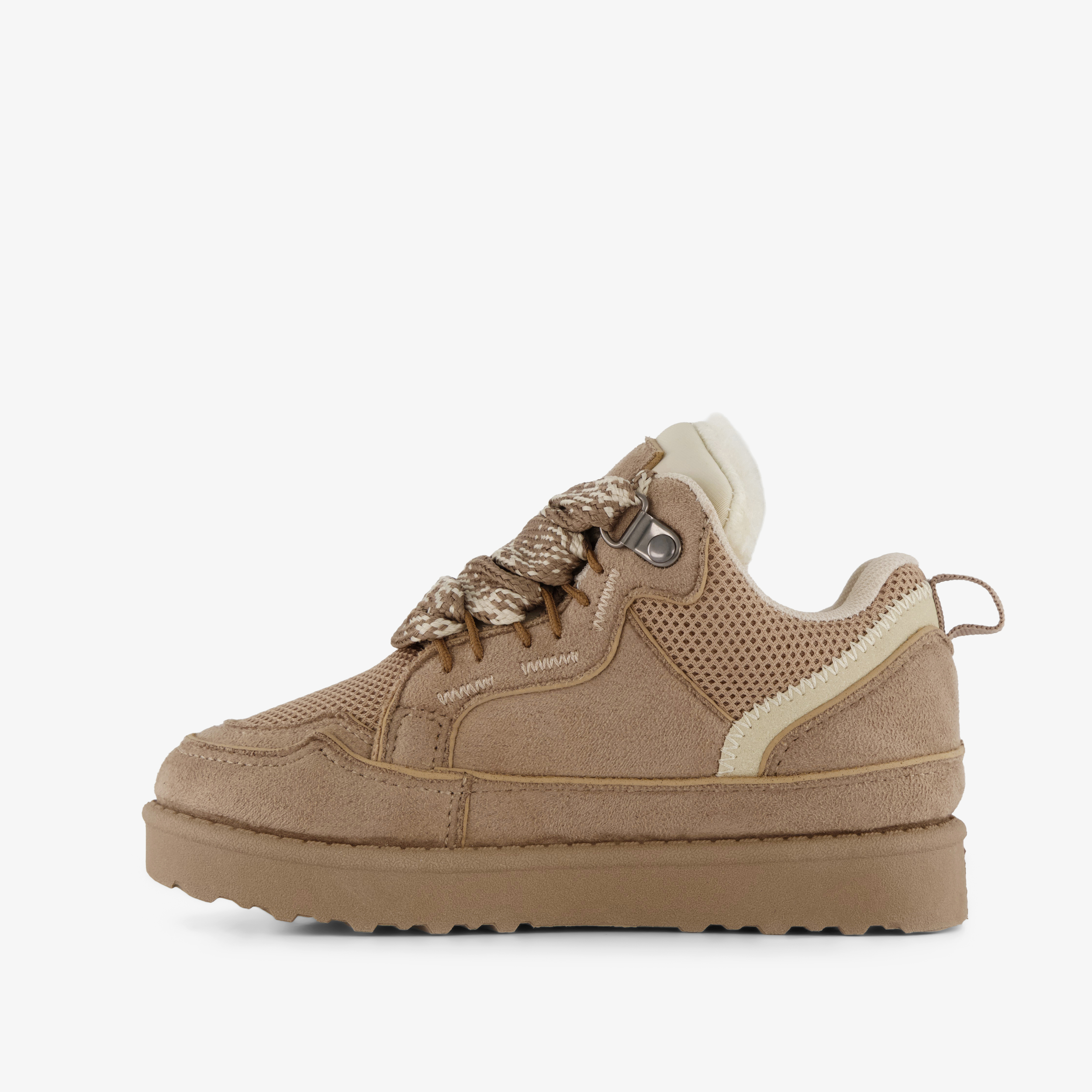 Braqeez meisjes sneakers beige