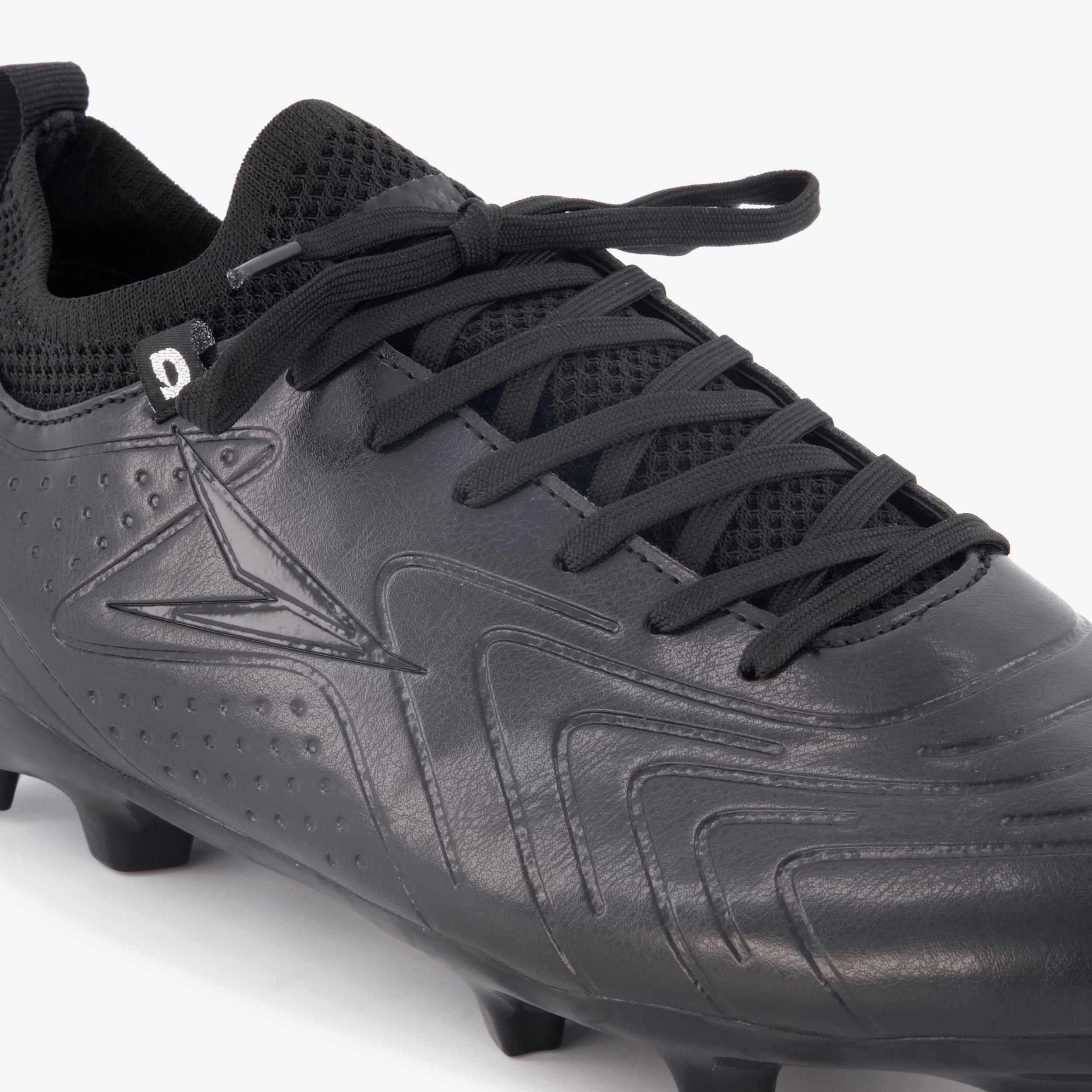Dutchy FG heren voetbalschoenen zwart veldschoenen – foto 5