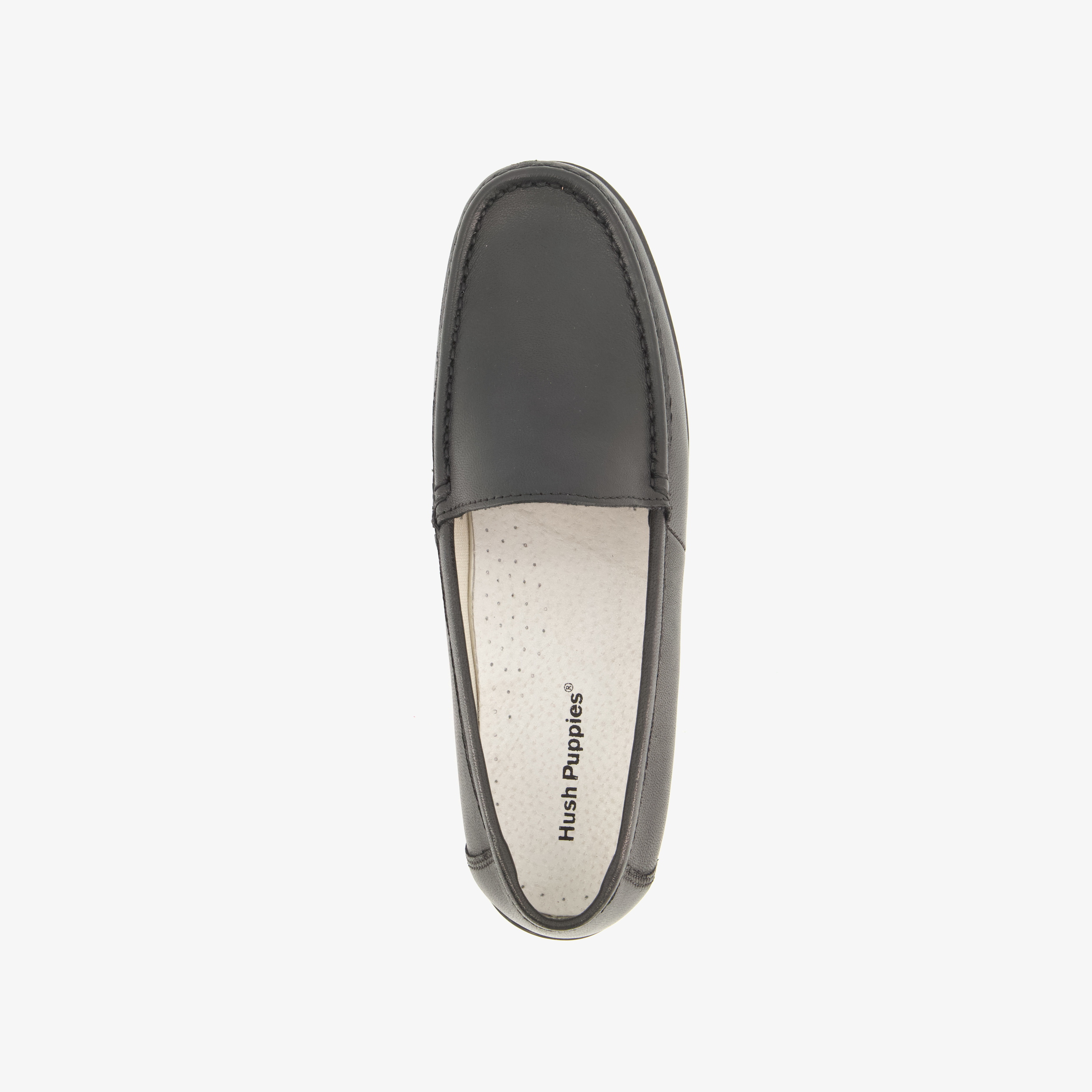 Hush Puppies leren dames mocassins zwart instappers – foto 4