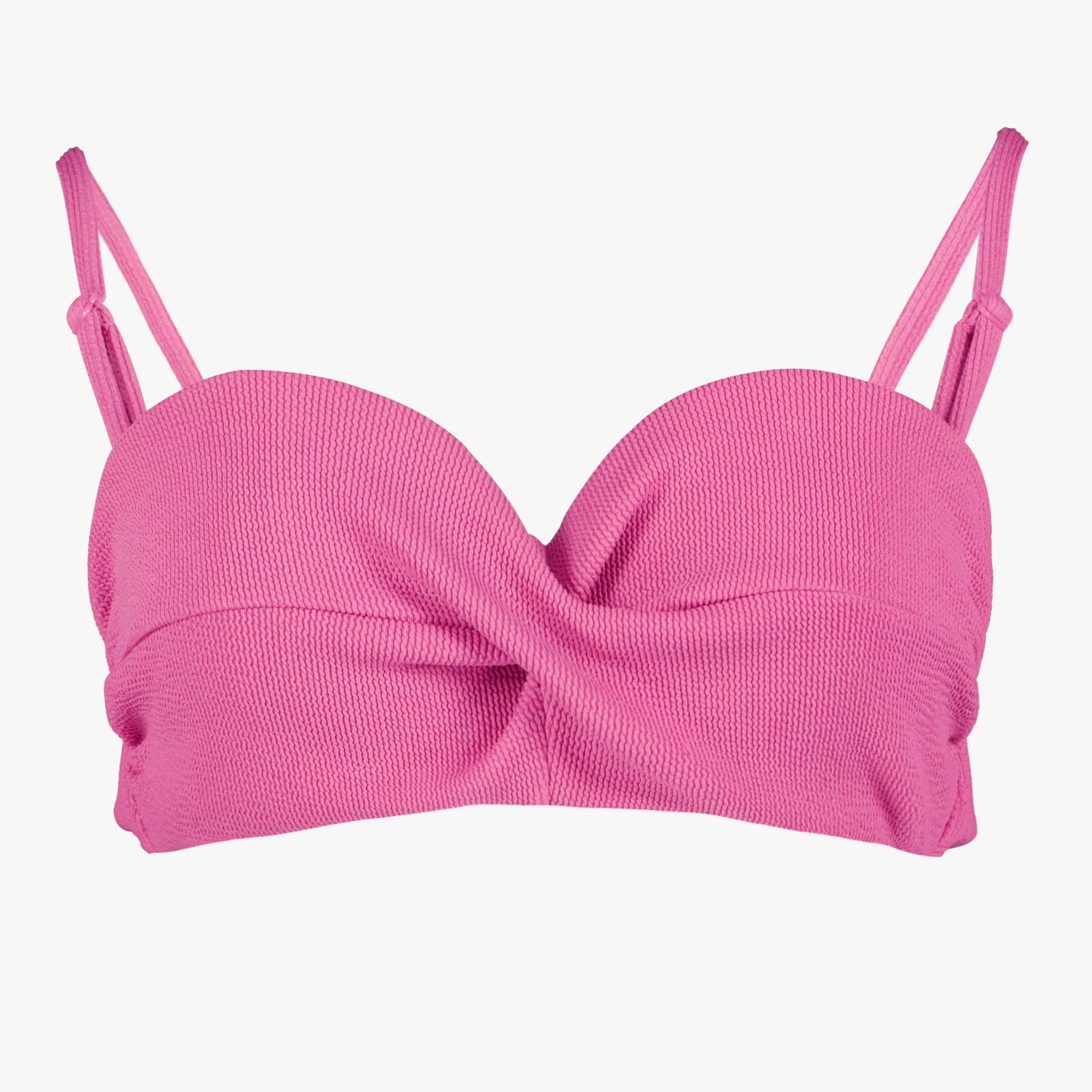 Osaga voorgevormde dames bikinitop met structuur roze t-shirts & tops