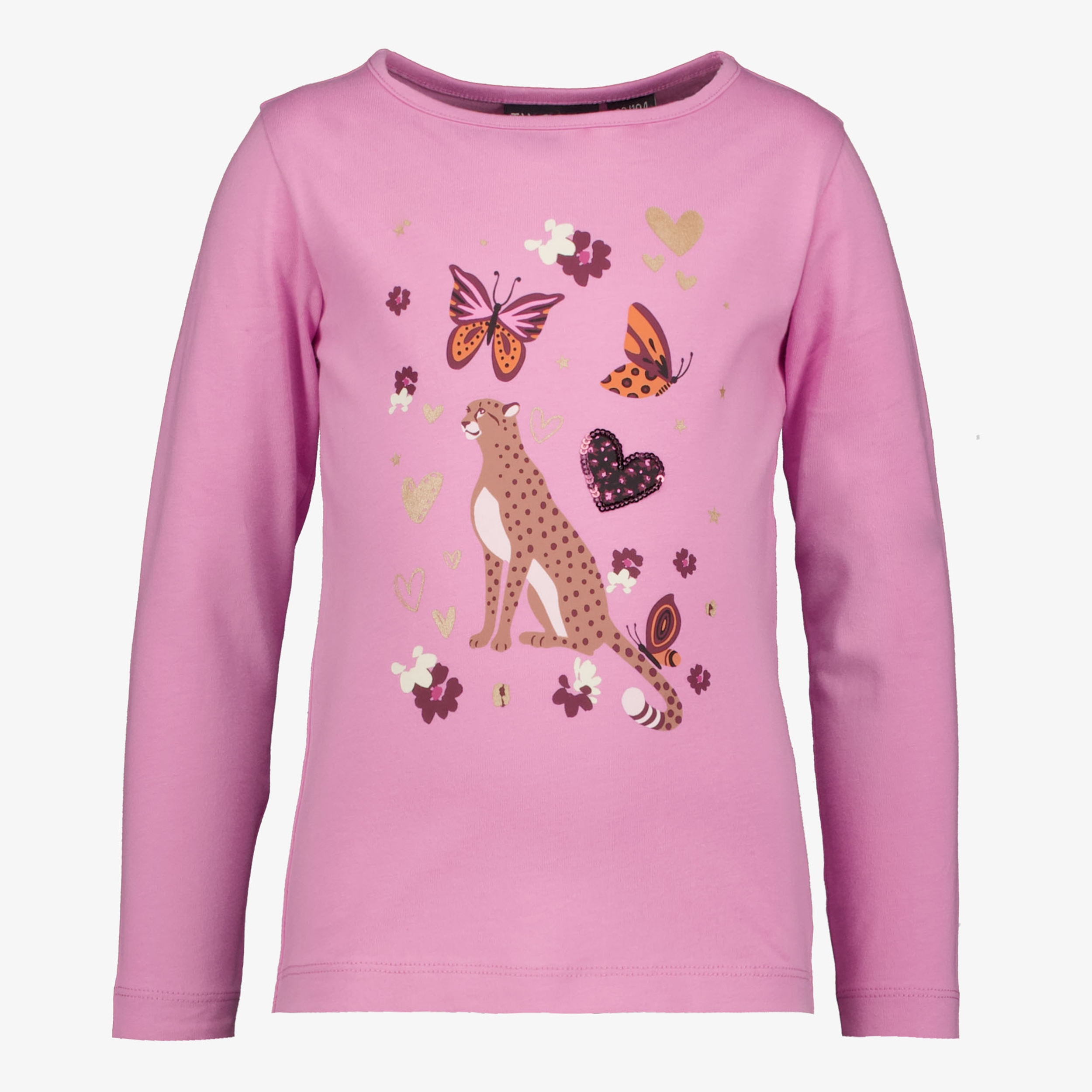 TwoDay meisjes trui roze met dierenopdruk