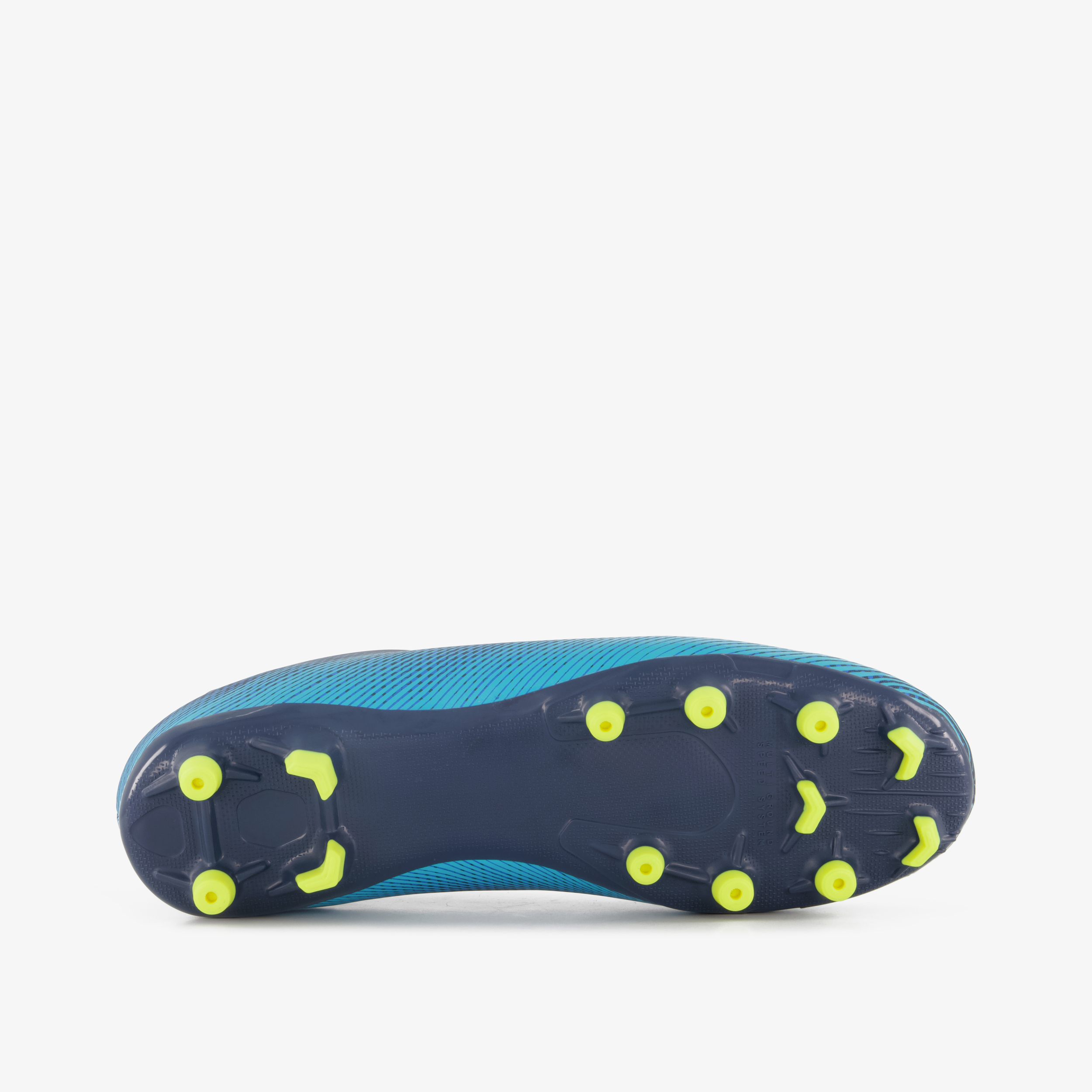 Dutchy Vision FG heren voetbalschoenen blauw geel veldschoenen – foto 3