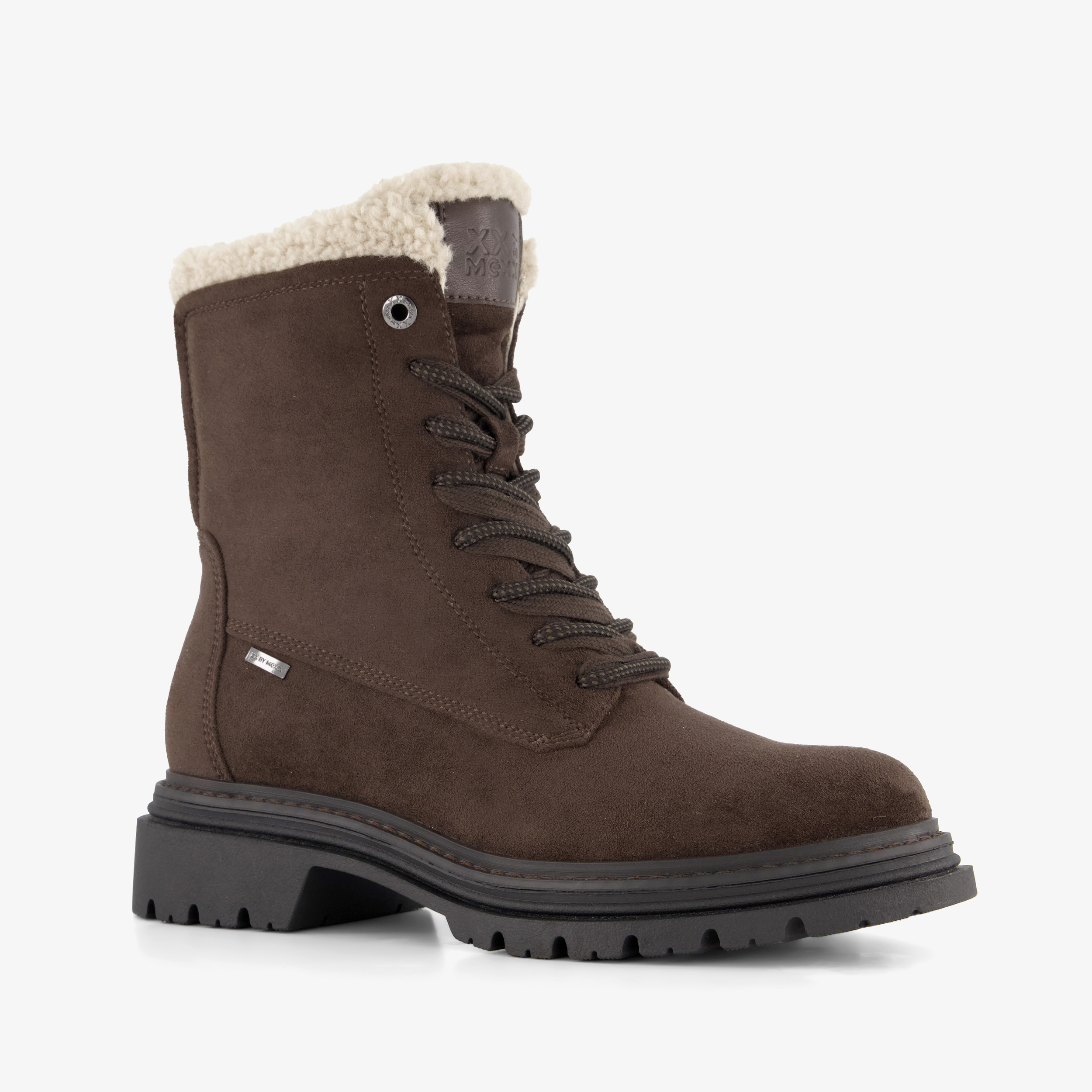 XX by Mexx gevoerde dames boots bruin enkellaarzen