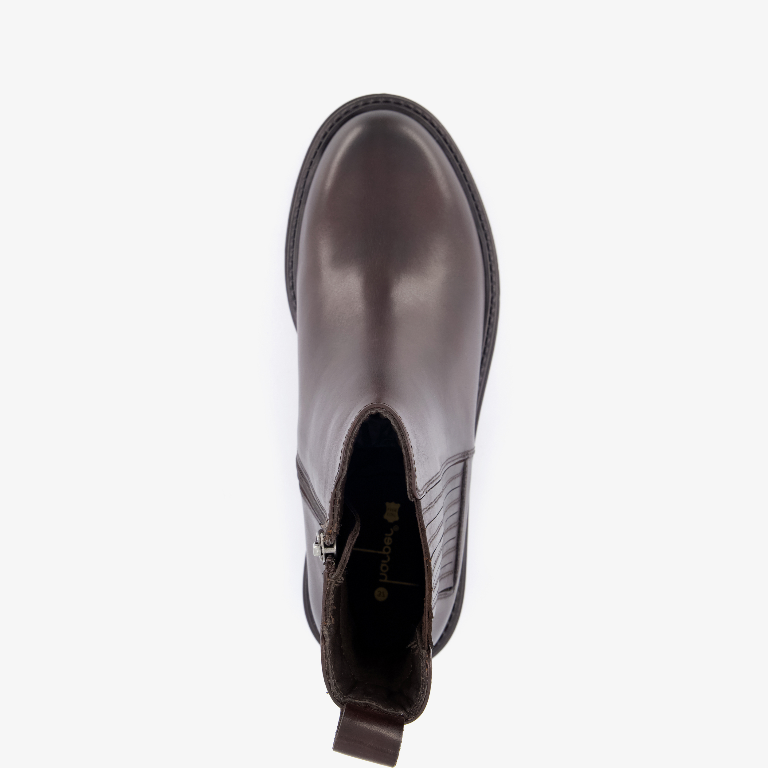 Harper leren dames Chelsea boots donkerbruin – foto 4