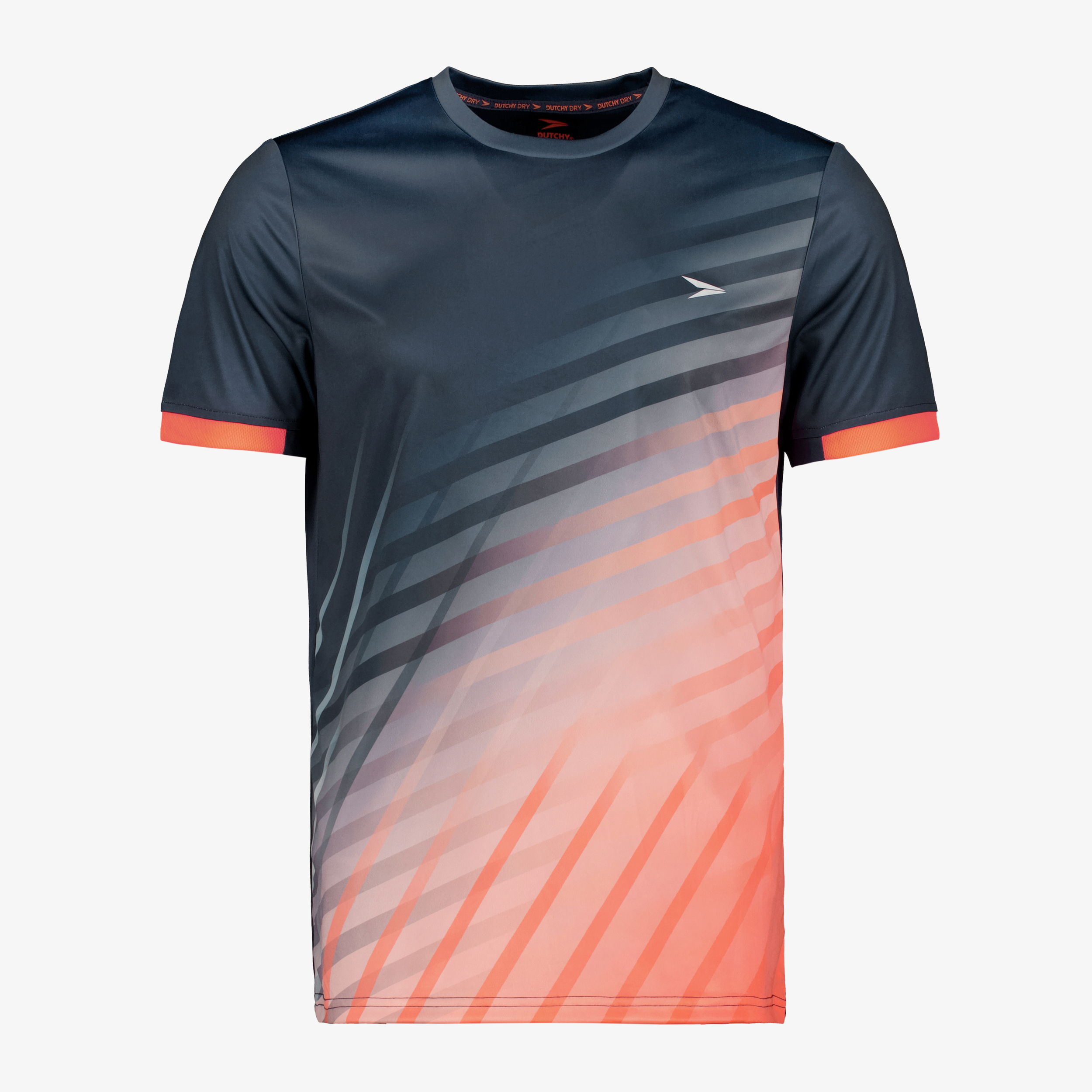 Dutchy Dry heren voetbal T-shirt blauw oranje sport & spel