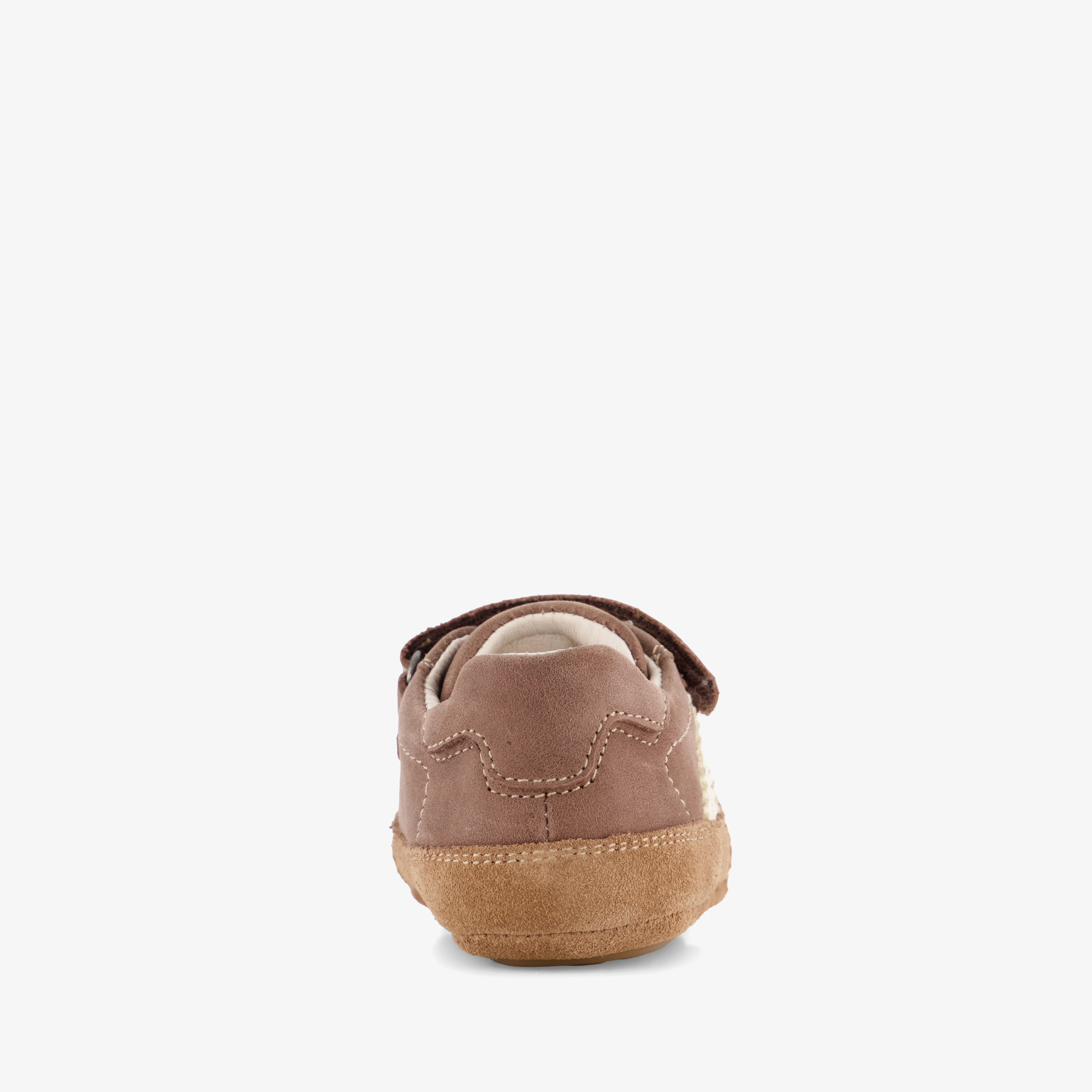 Groot leren babyschoenen bruin meisjes – foto 2