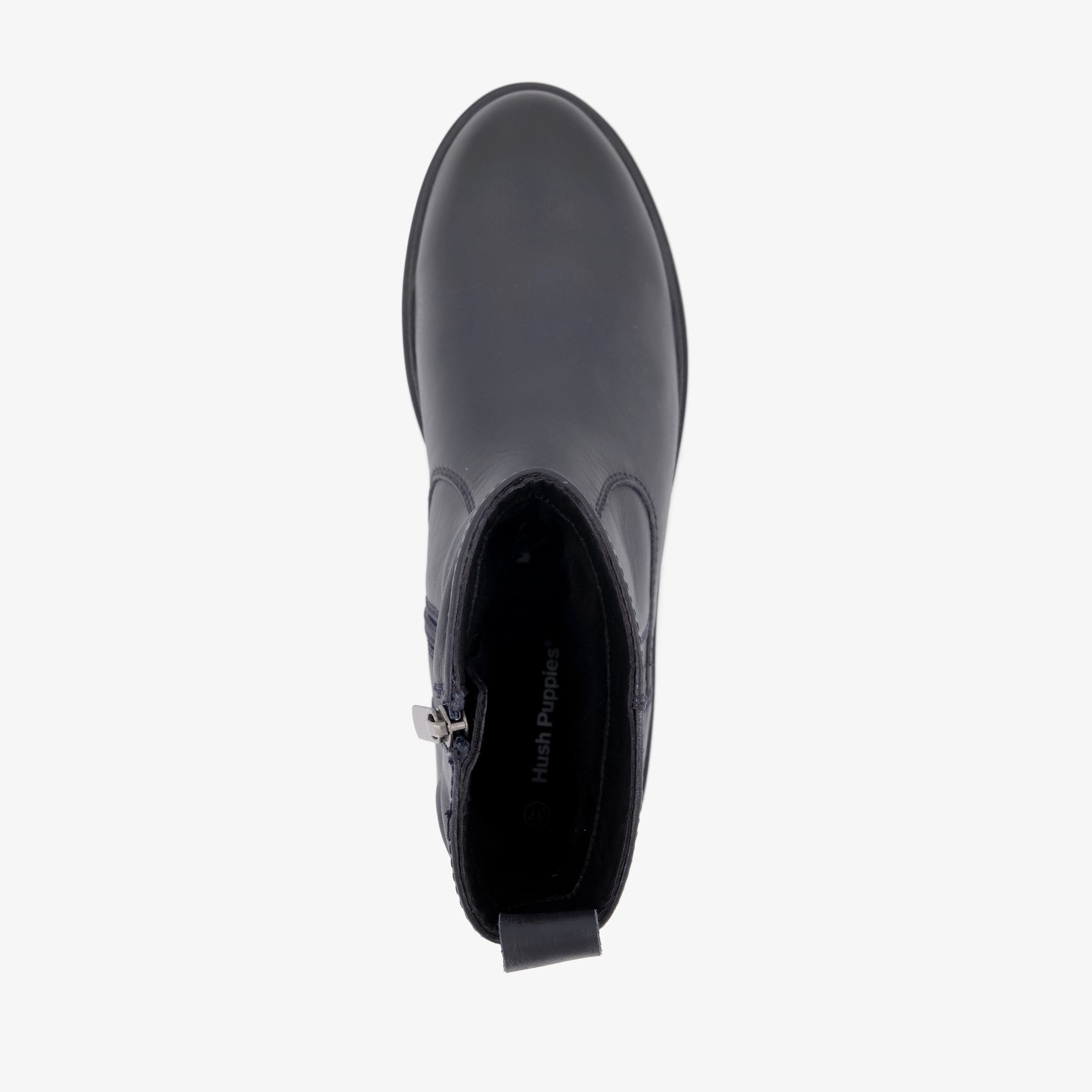 Hush Puppies leren dames boots donkerblauw enkellaarzen – foto 4