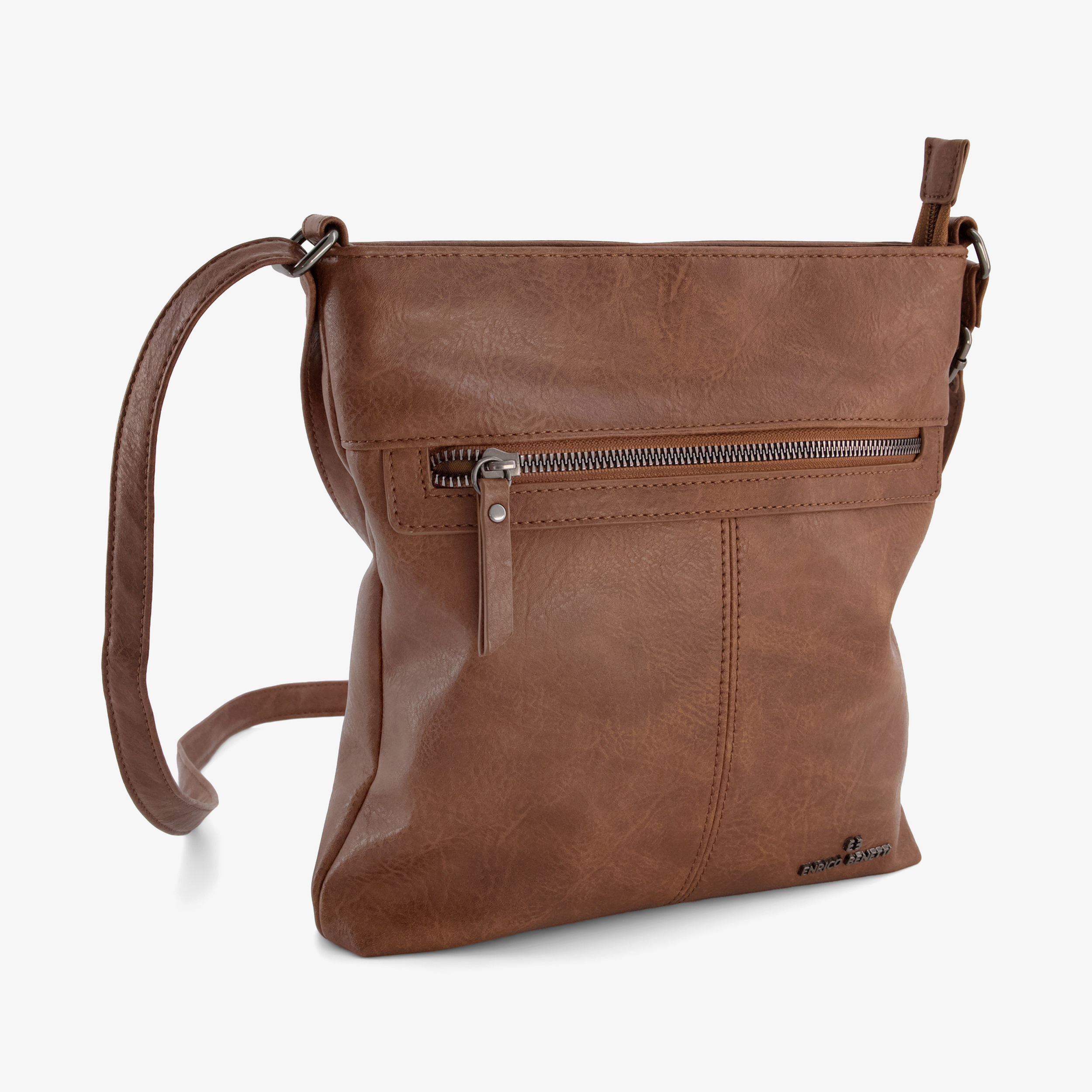 Enrico Benetti dames schoudertas cognac bruin