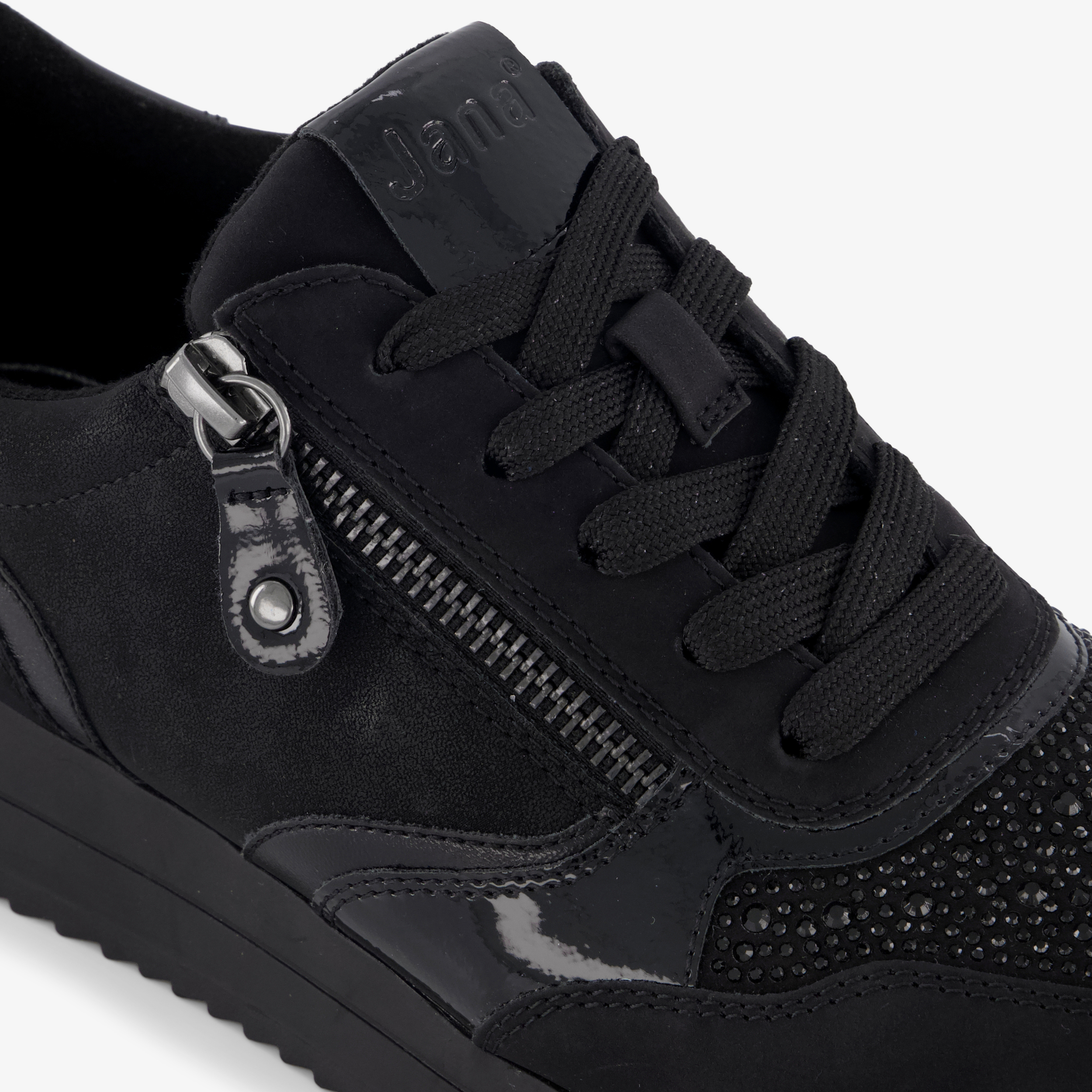 Jana dames sneakers met H leest zwart – foto 5