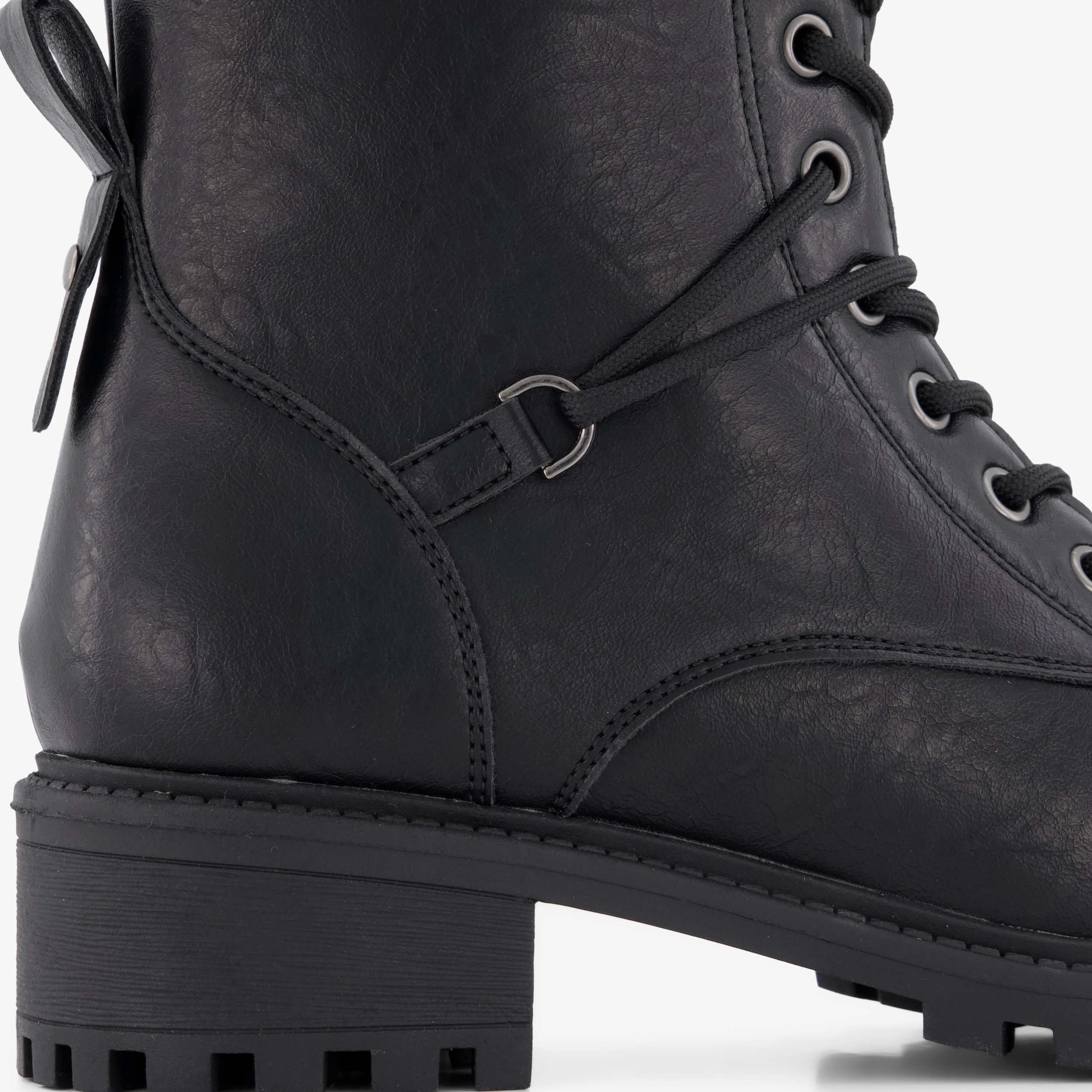 Blue Box dames veterboots zwart – foto 5