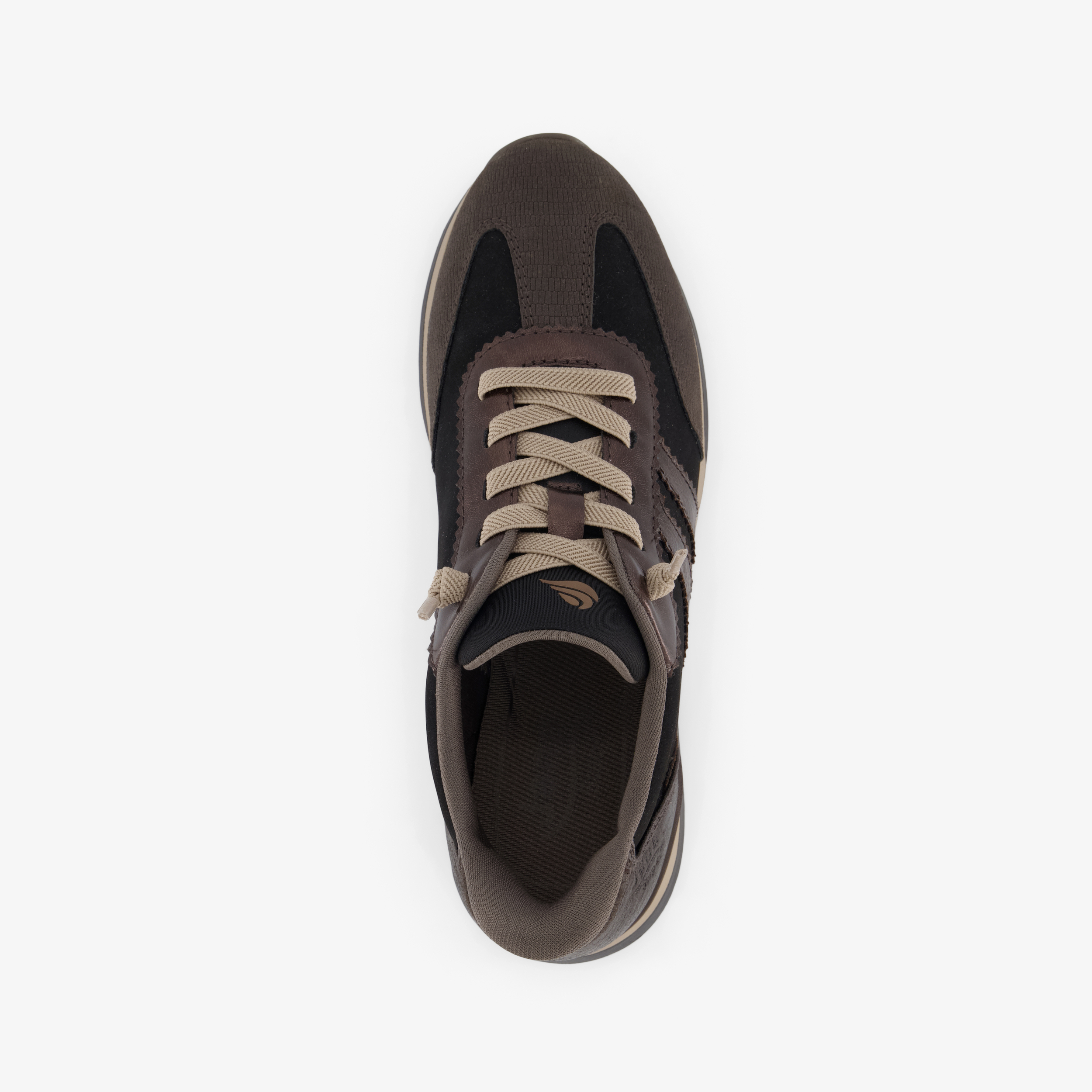 Softline dames sneakers met H leest bruin – foto 4