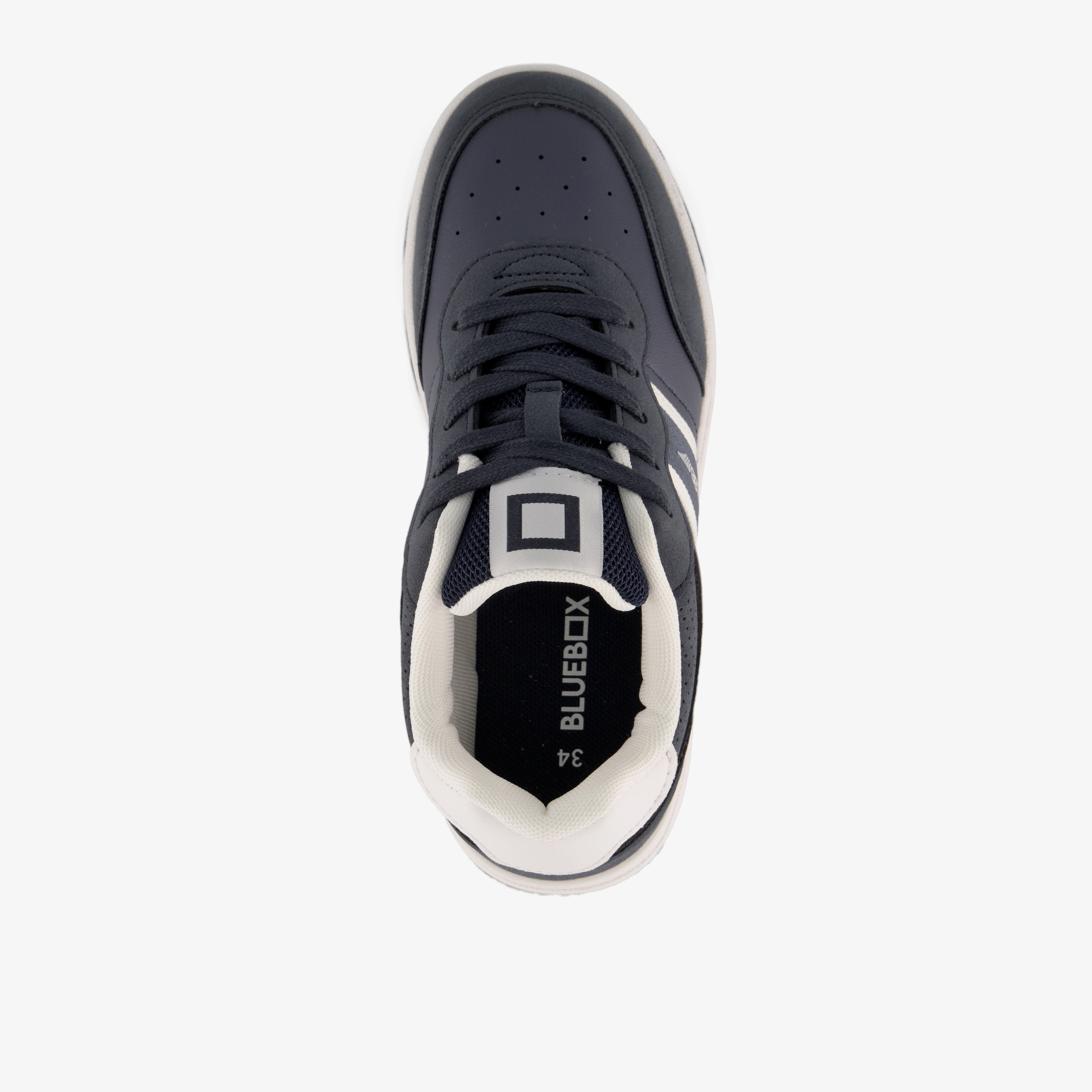 Blue Box jongens sneakers blauw wit – foto 4