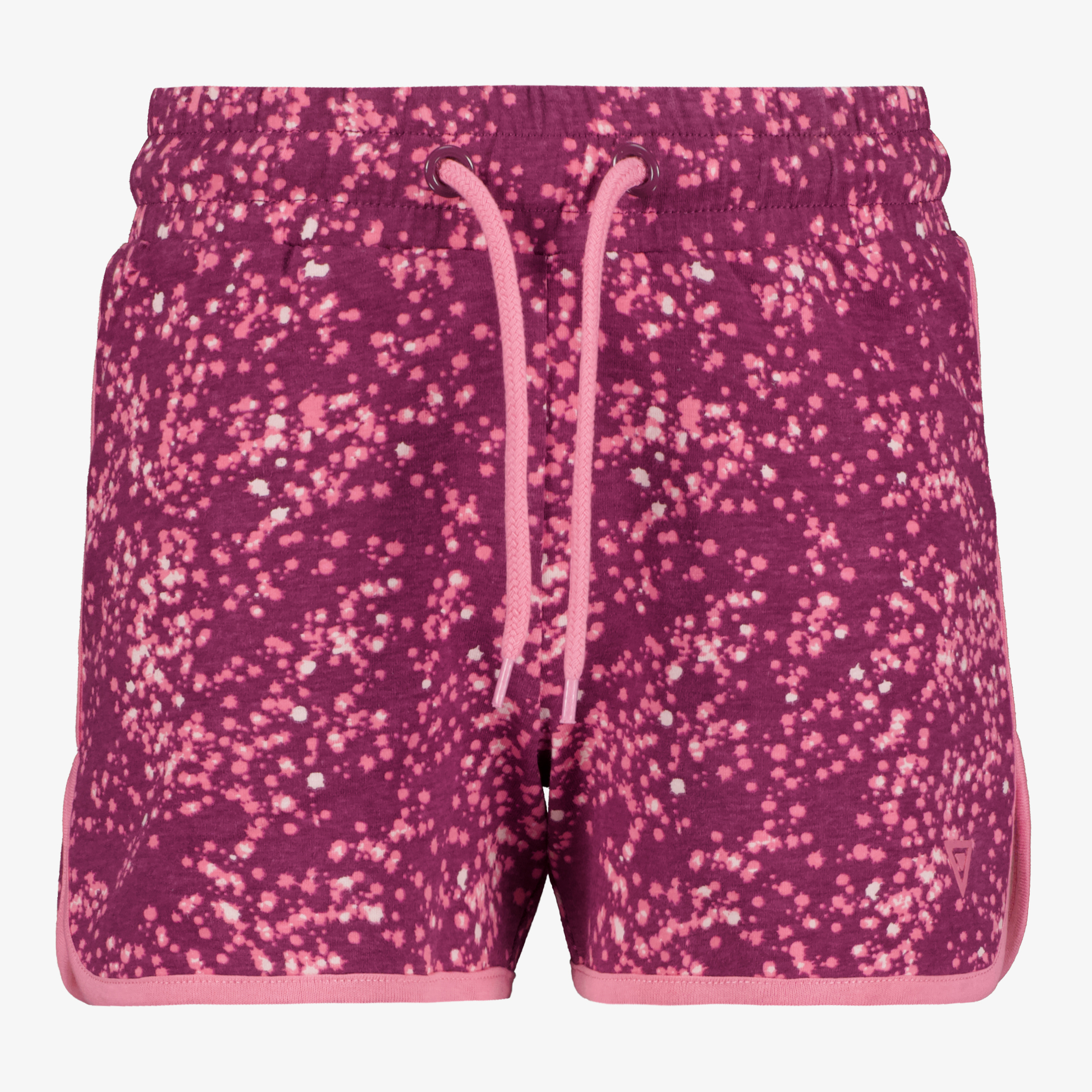 Osaga meisjes sweatshort met print paars broeken & shorts