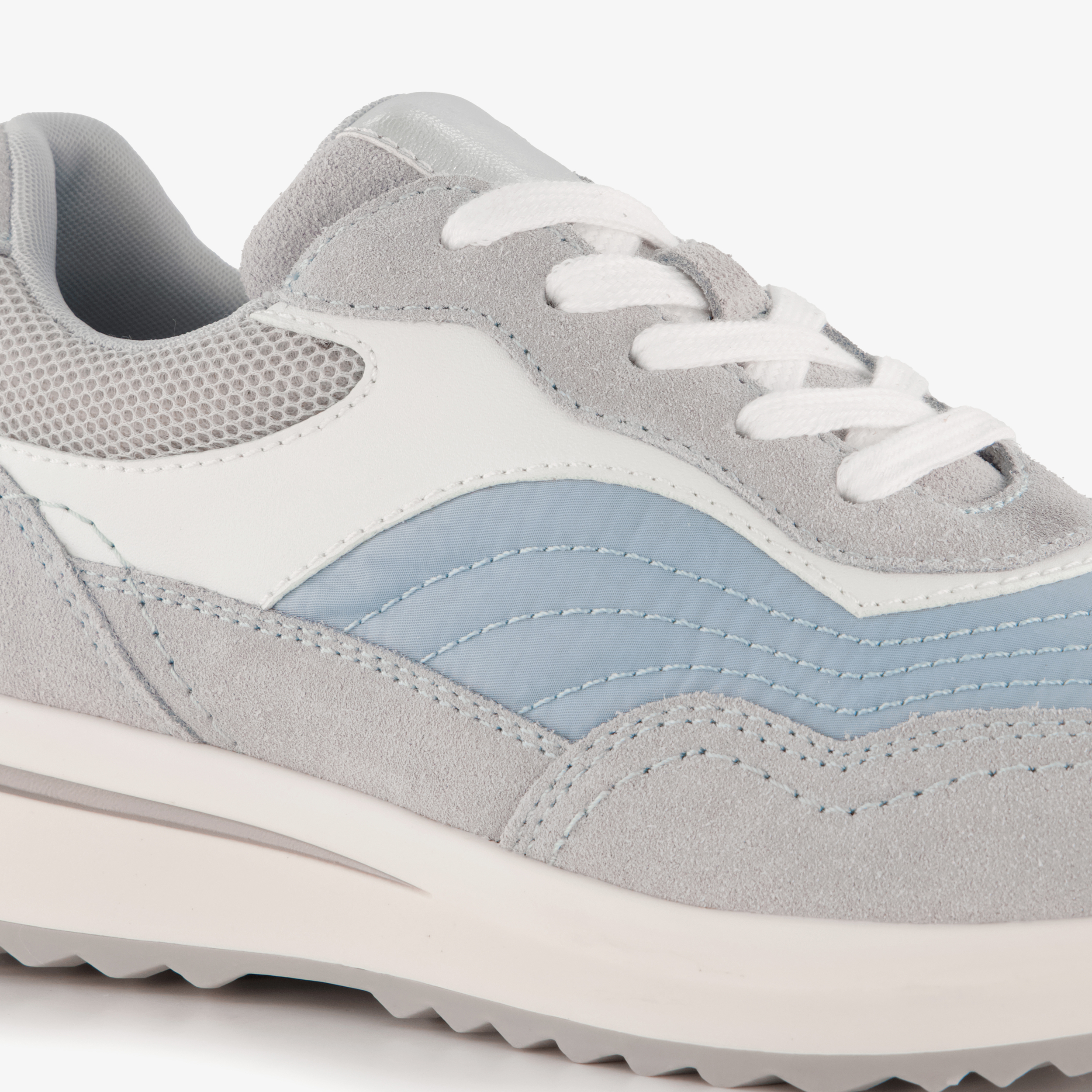 Harper suède dames sneakers blauw – foto 5
