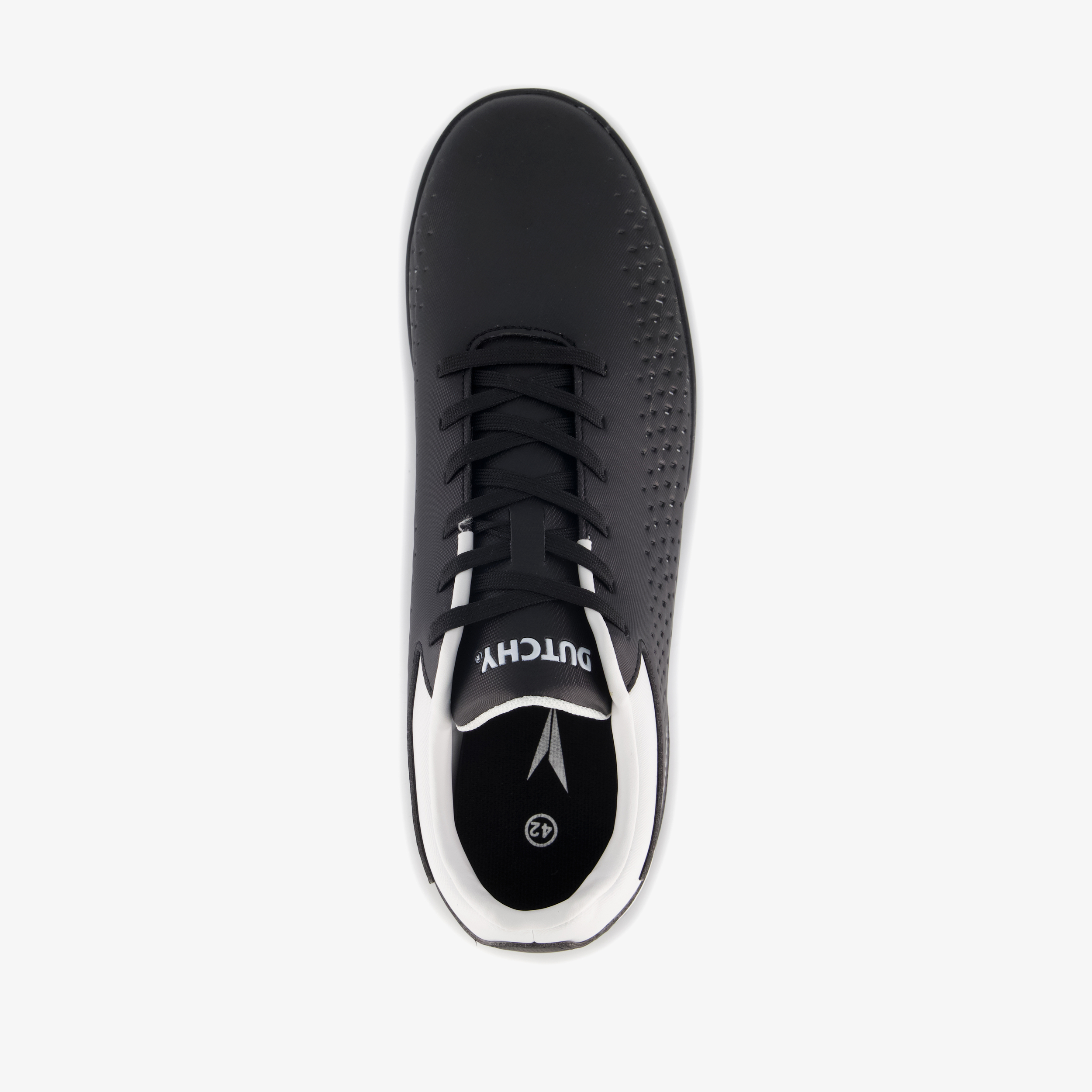 Dutchy IC heren zaalschoenen zwart wit – foto 4