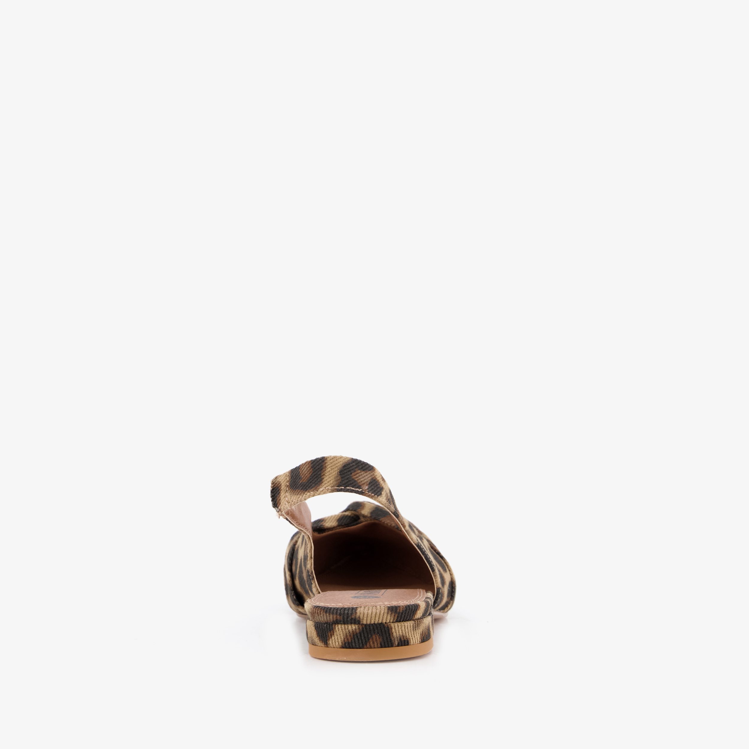 Nova dames panterprint slingbacks met knoop – foto 2