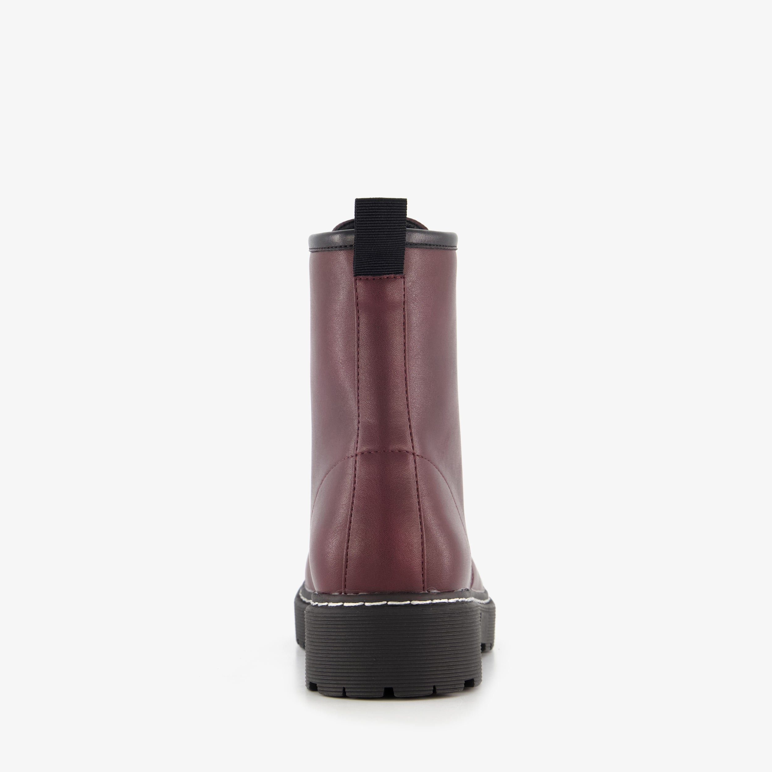Blue Box dames veterboots bordeaux rood laarzen – foto 2