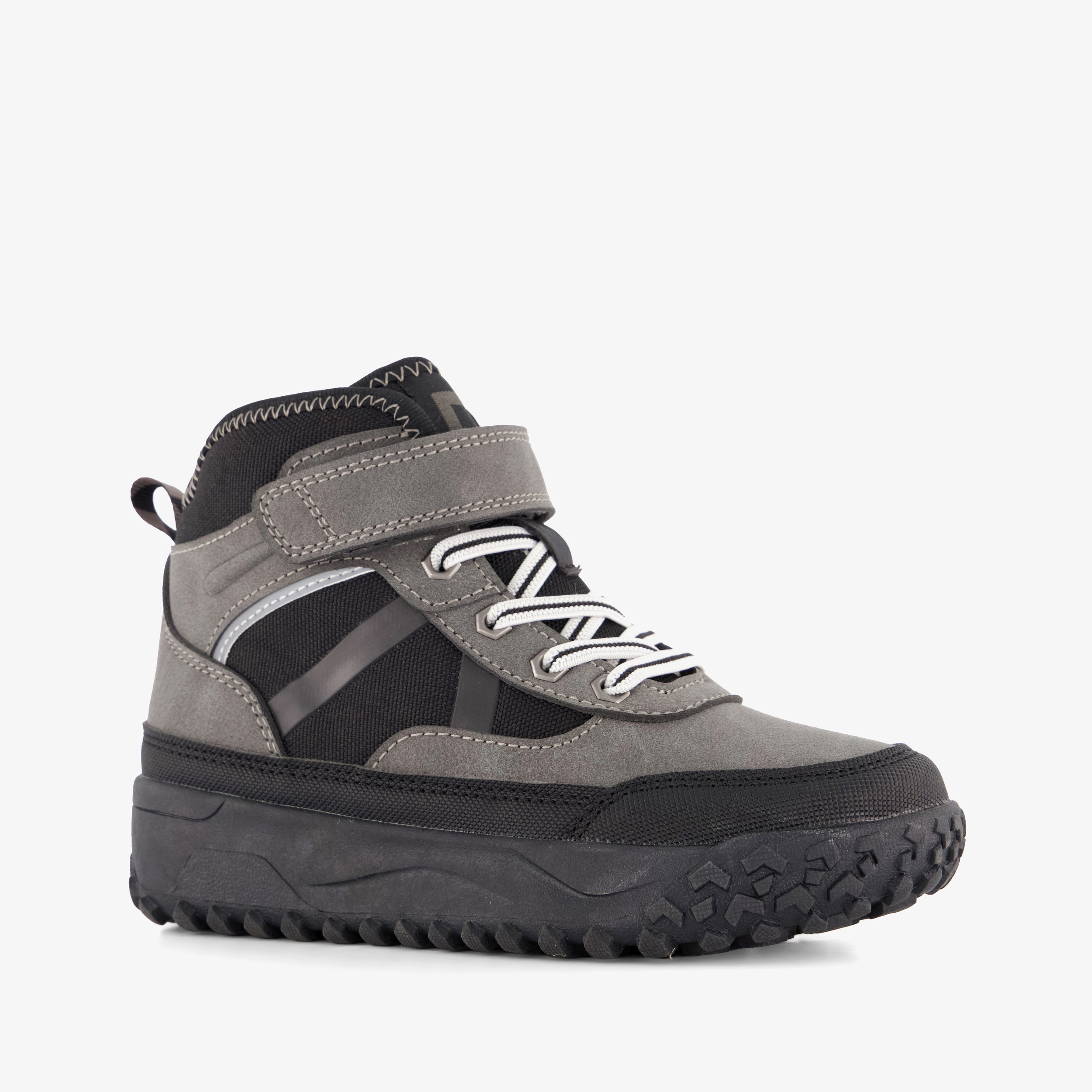 Blue Box hoge jongens sneakers zwart grijs