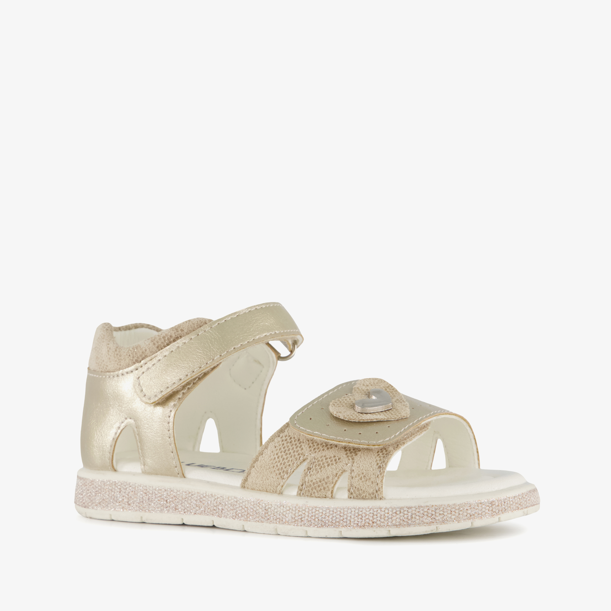 Blue Box meisjes sandalen met glitters goud