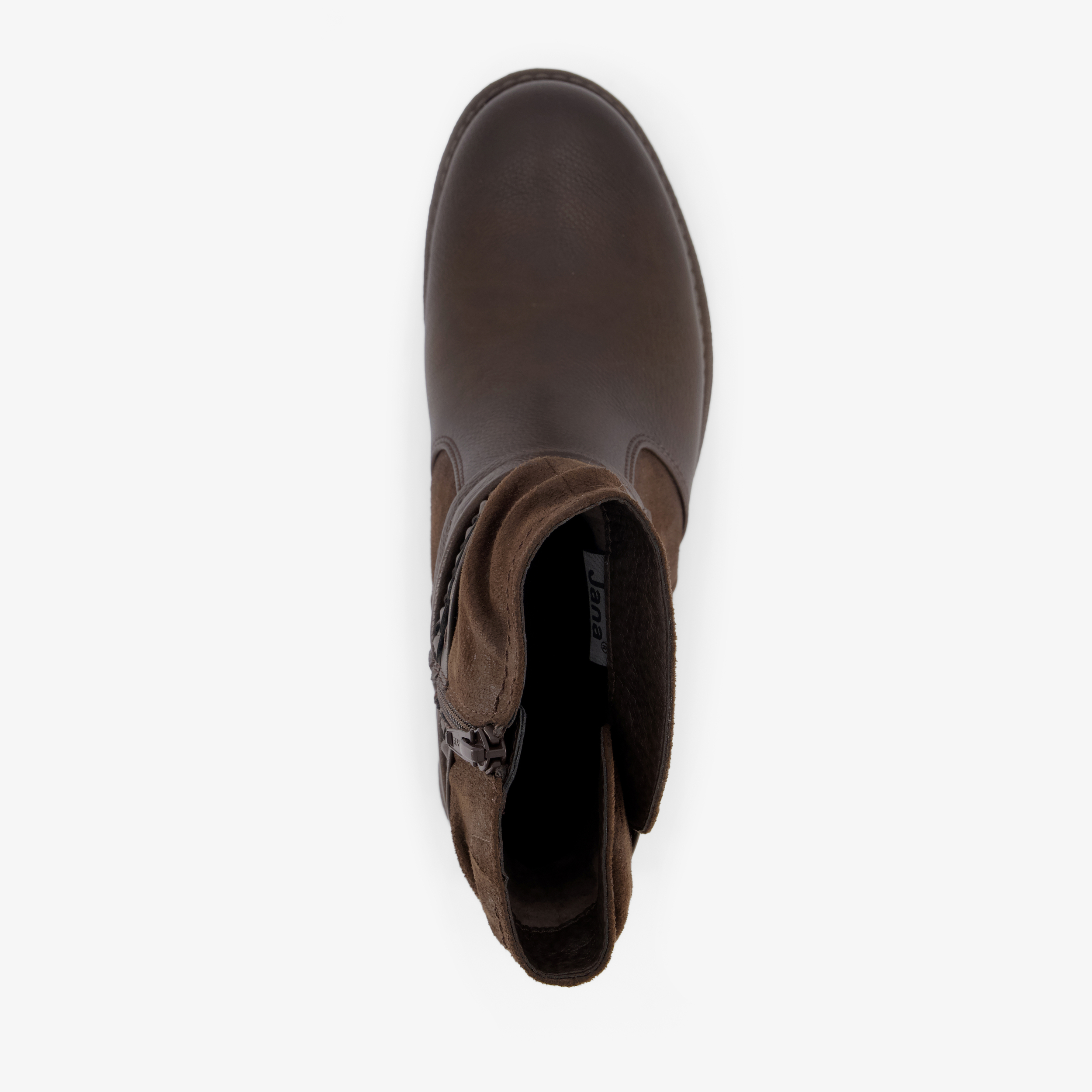 Jana dames boots met H leest bruin enkellaarzen – foto 4