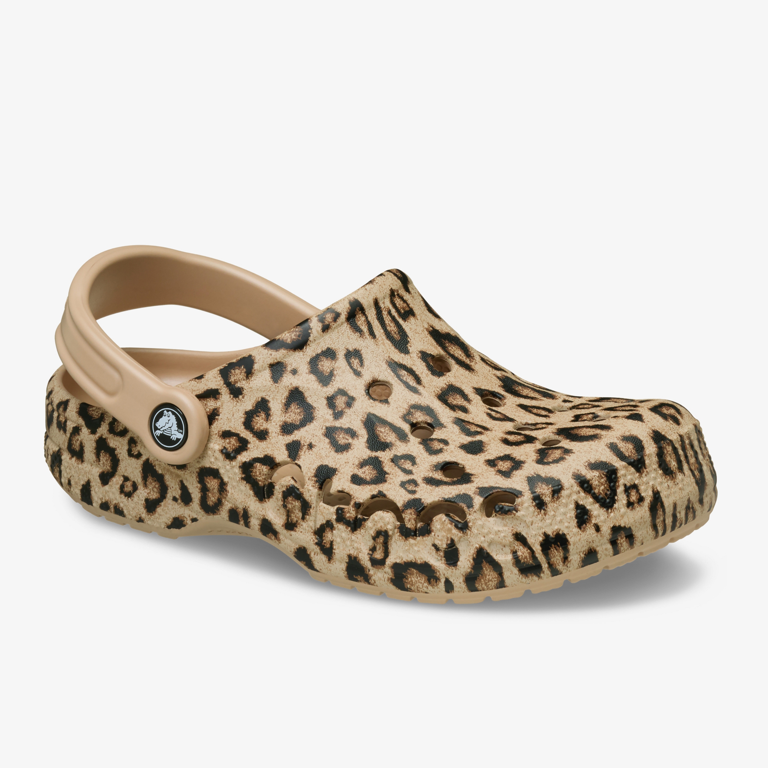 Crocs Baya Graphic Clog dames klompen met panterprint