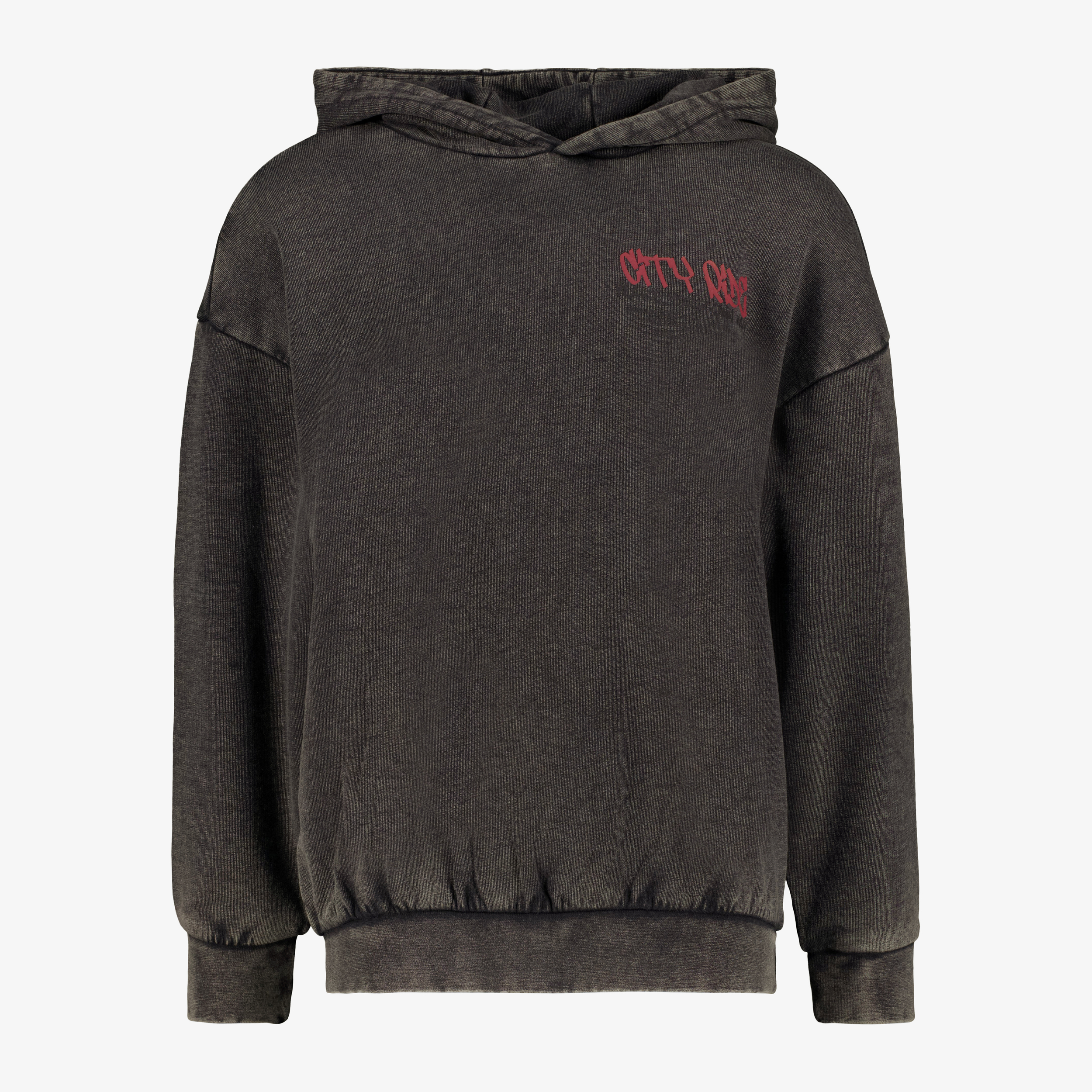 Unsigned jongens hoodie met backprint zwart truien & vesten – foto 2