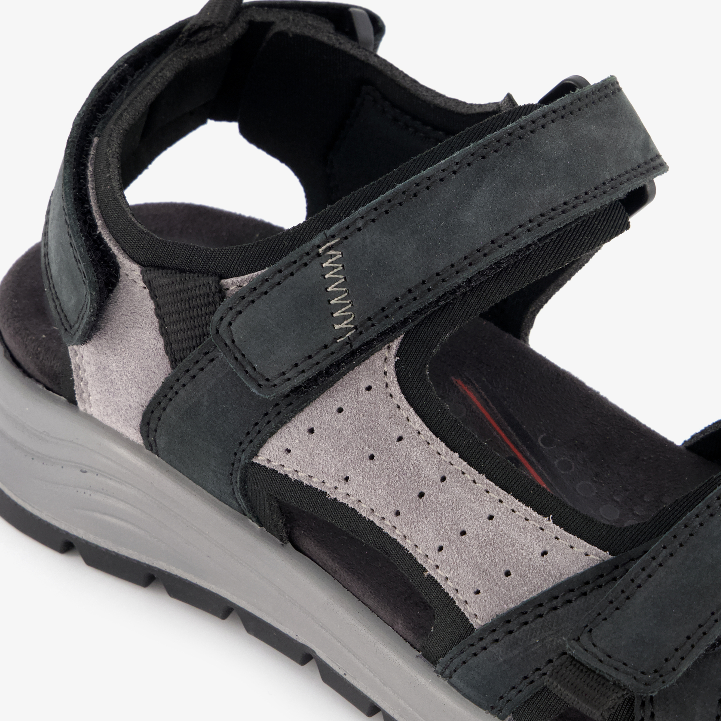 Hush Puppies leren dames sandalen zwart – foto 5