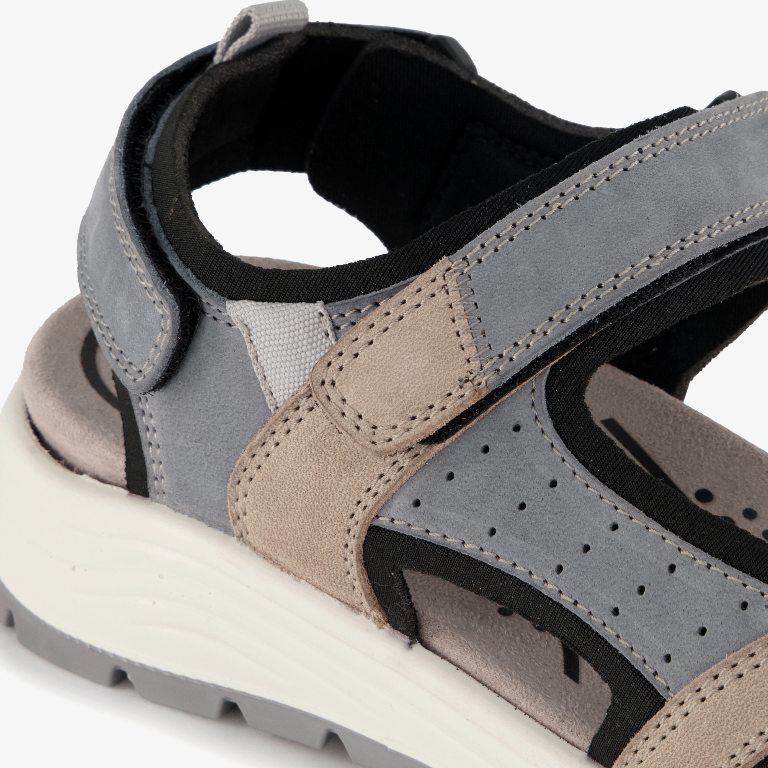 Hush Puppies leren dames sandalen blauw – foto 5