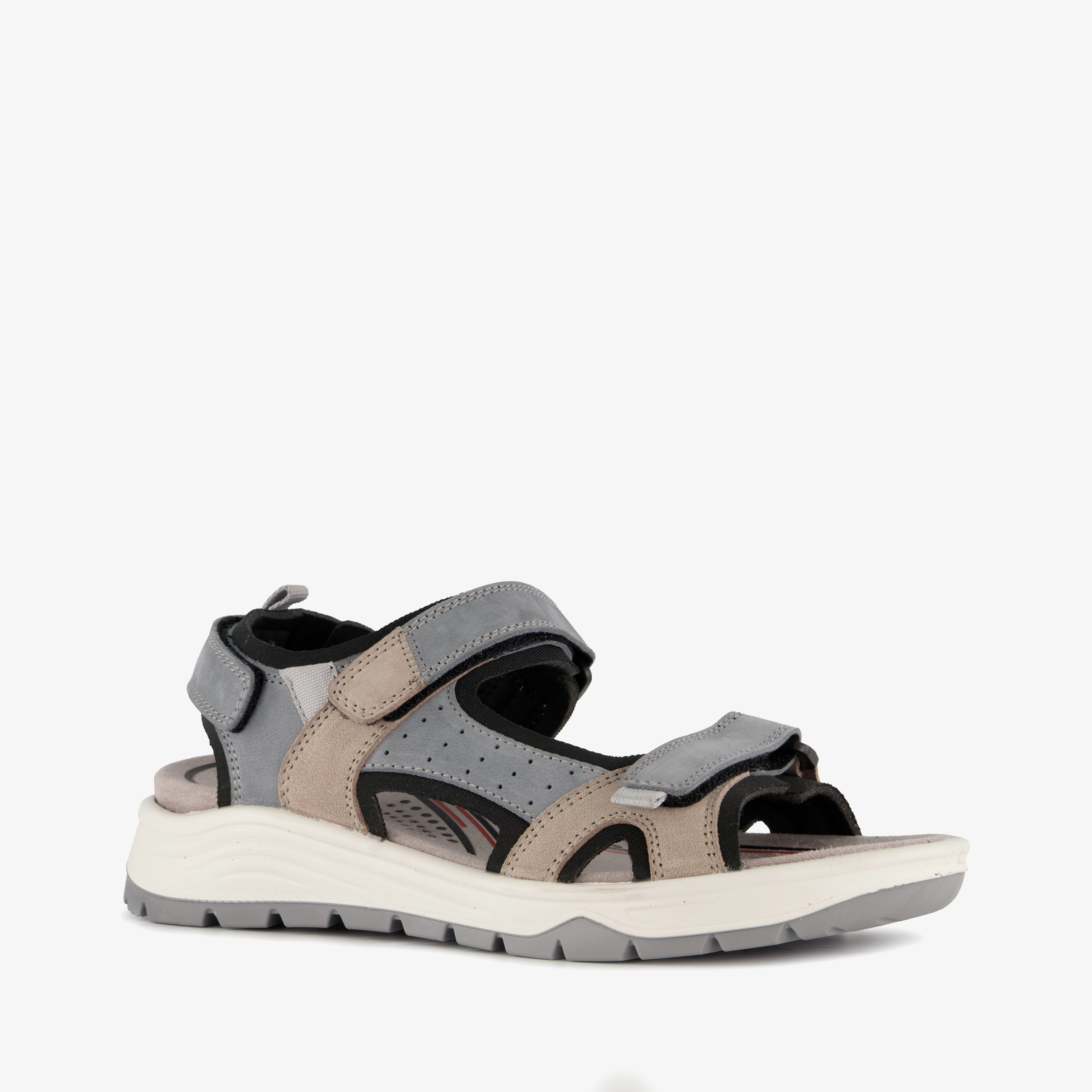Hush Puppies leren dames sandalen blauw