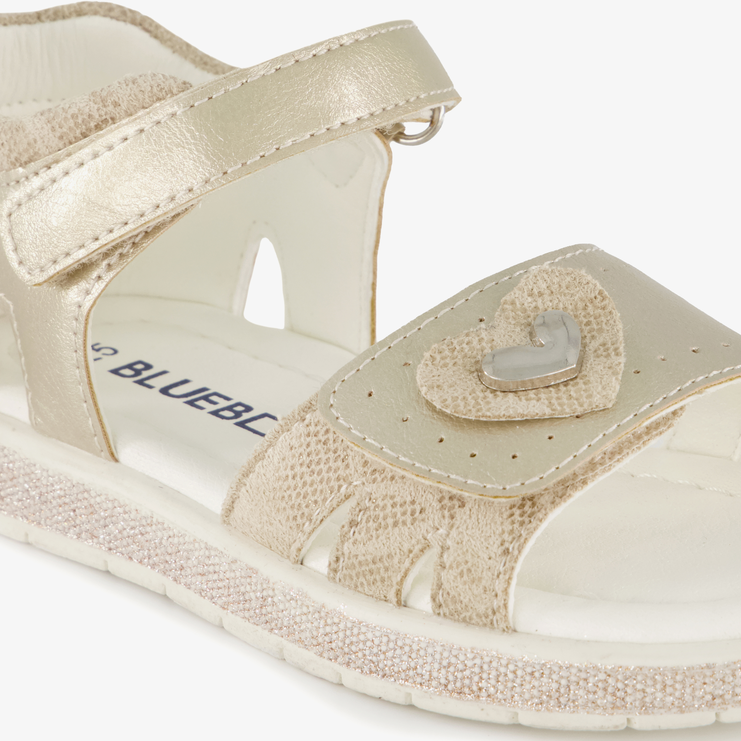 Blue Box meisjes sandalen met glitters goud – foto 5