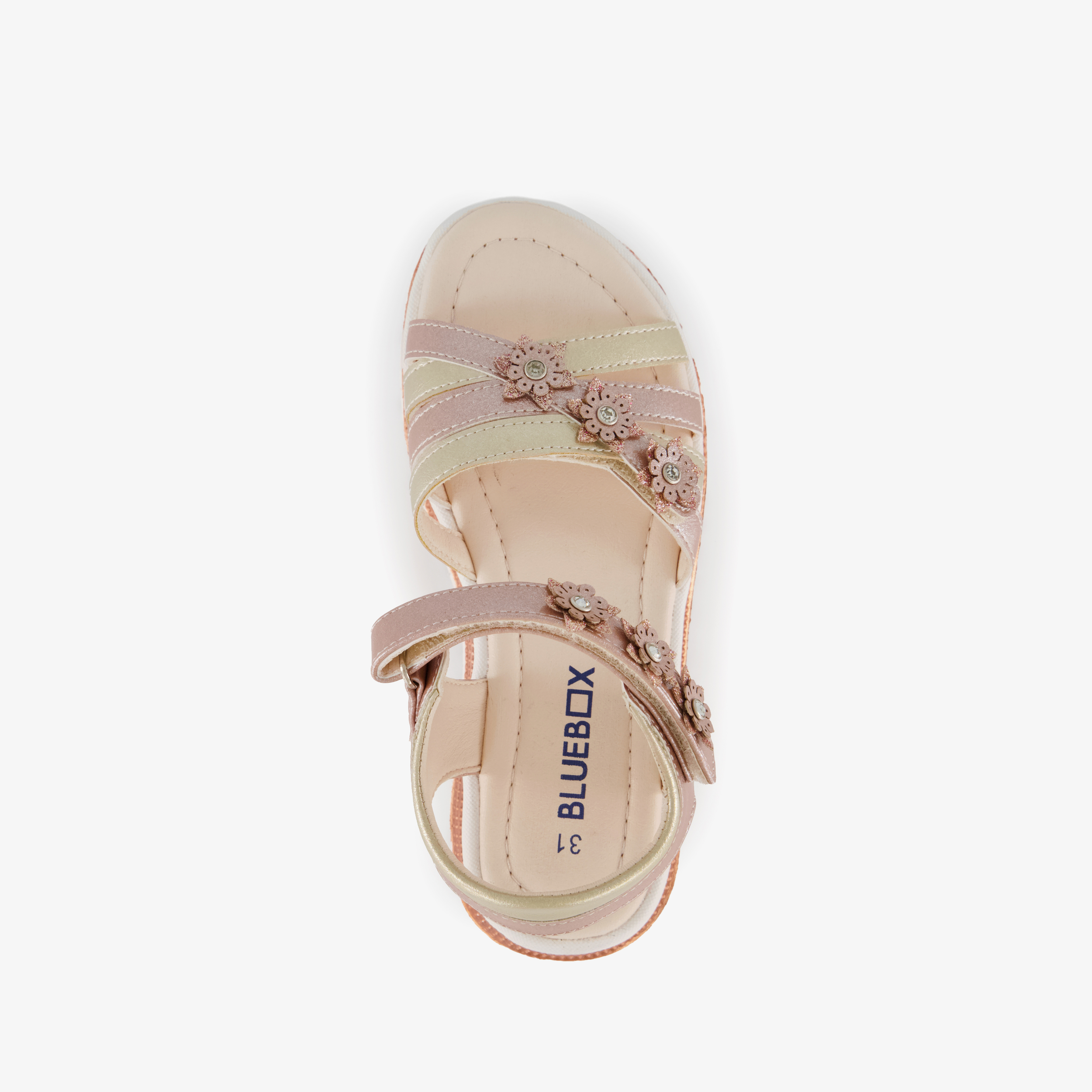 Blue Box meisjes sandalen roze brons – foto 4