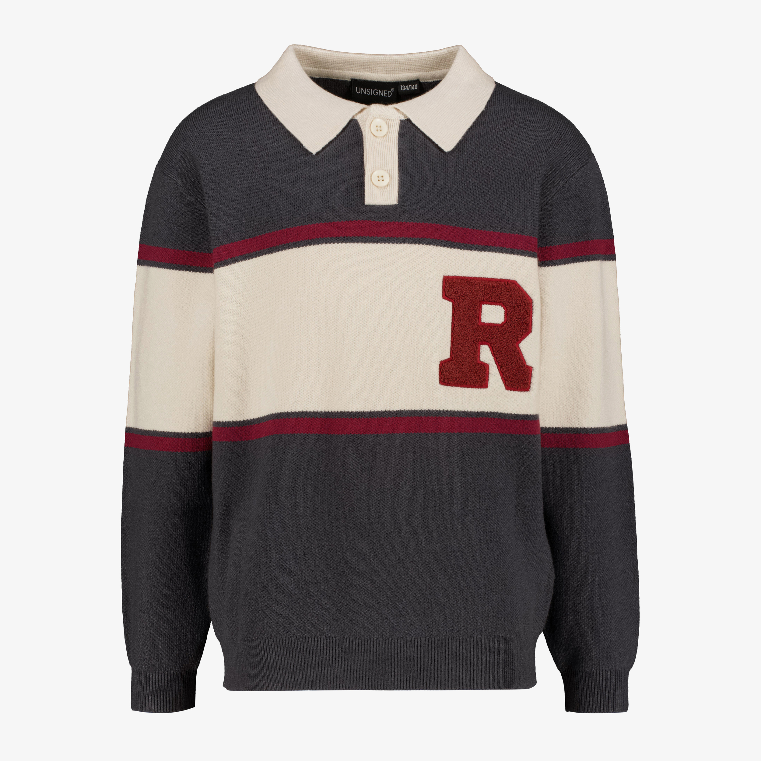 Unsigned jongens sweater grijs truien & vesten