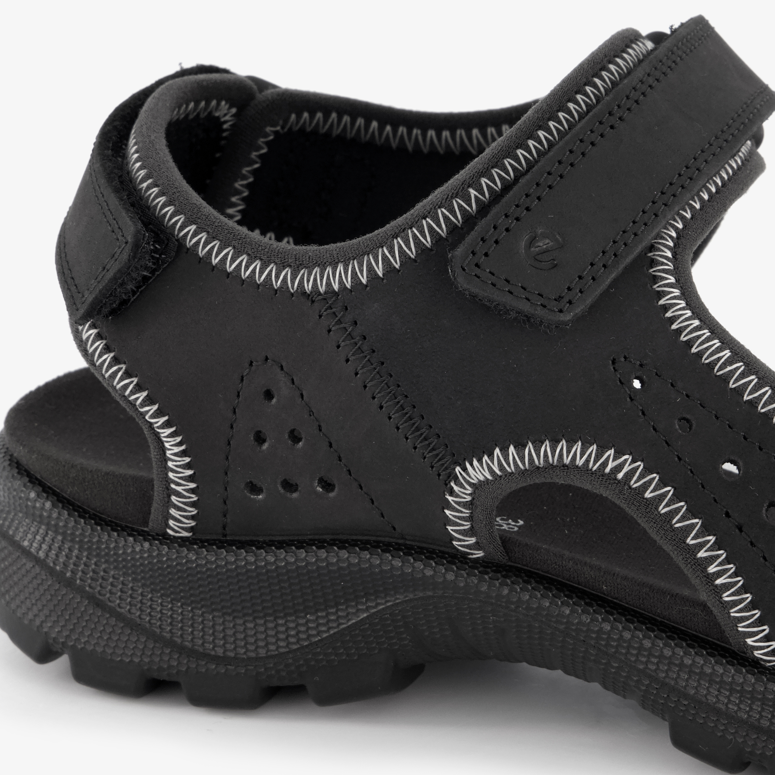 ECCO Onroads leren dames sandalen zwart – foto 5