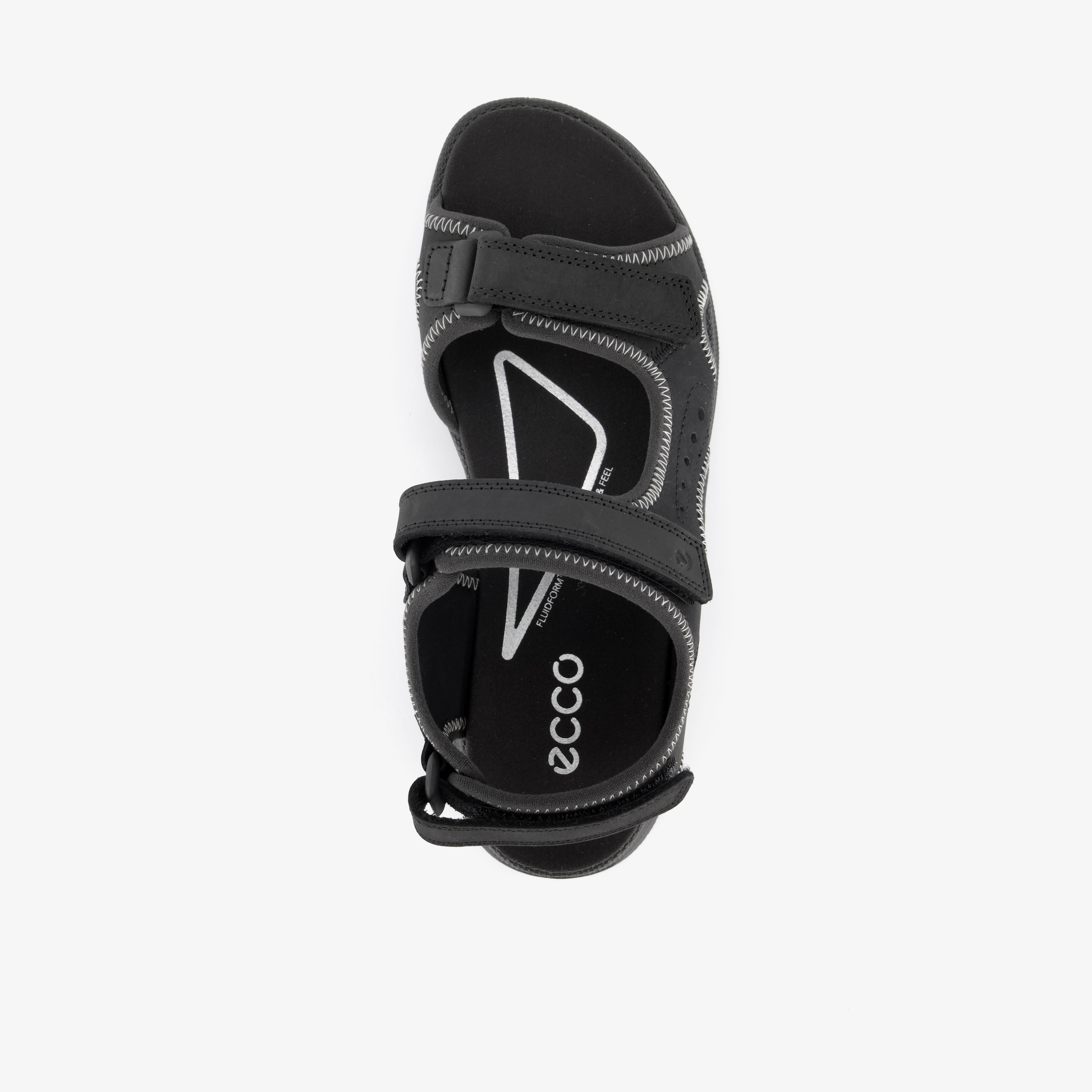 ECCO Onroads leren dames sandalen zwart – foto 4