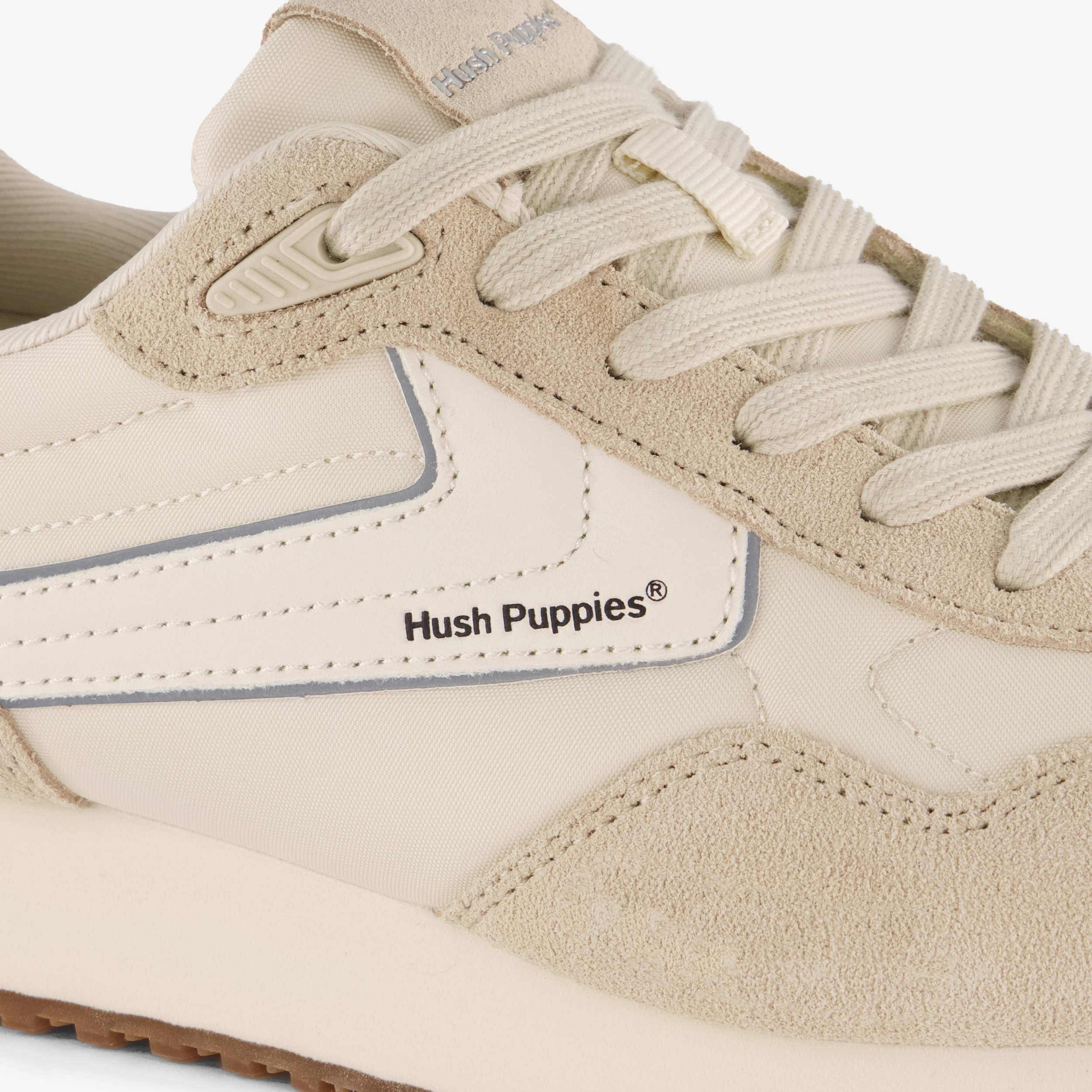 Hush Puppies dames sneakers beige wit – foto 5
