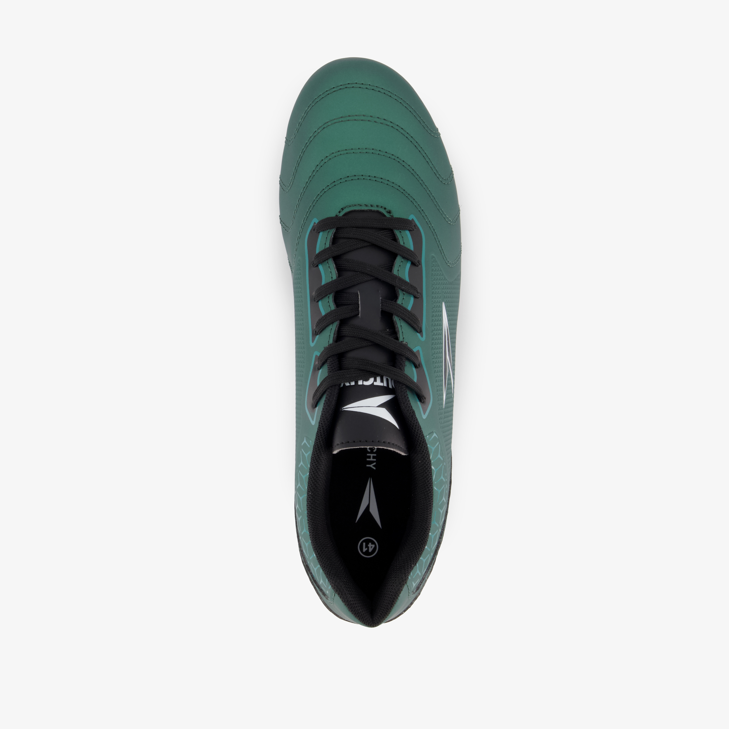Dutchy FG heren voetbalschoenen groen zwart veldschoenen – foto 4