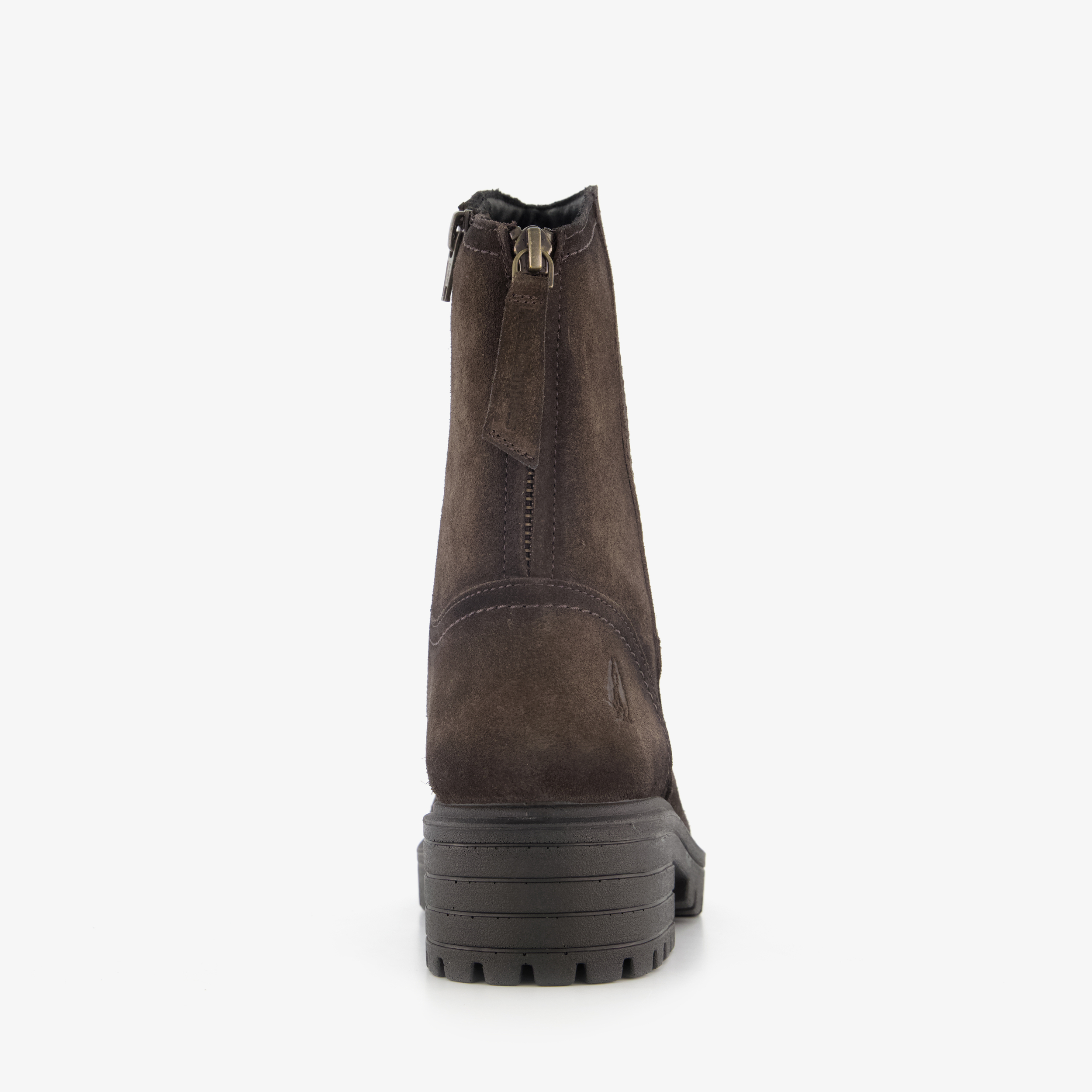 Hush Puppies suède dames boots donkerbruin enkellaarzen – foto 2
