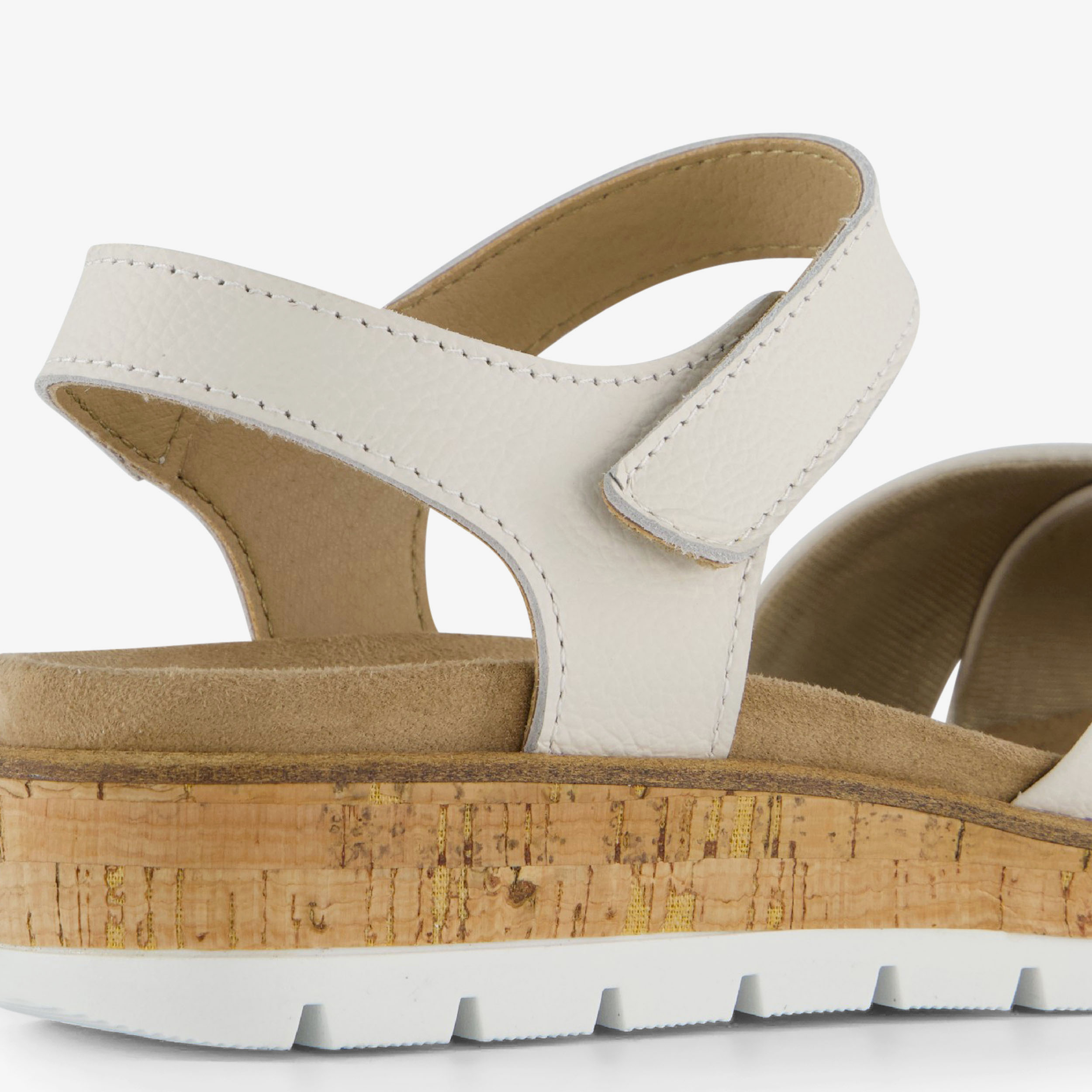 Hush Puppies leren dames sandalen wit – foto 5