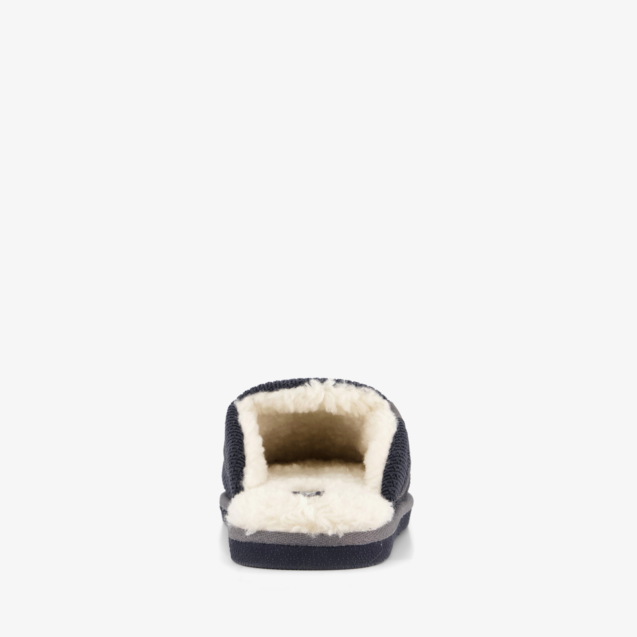 Thu!s gevoerde heren instap pantoffels donkerblauw – foto 2
