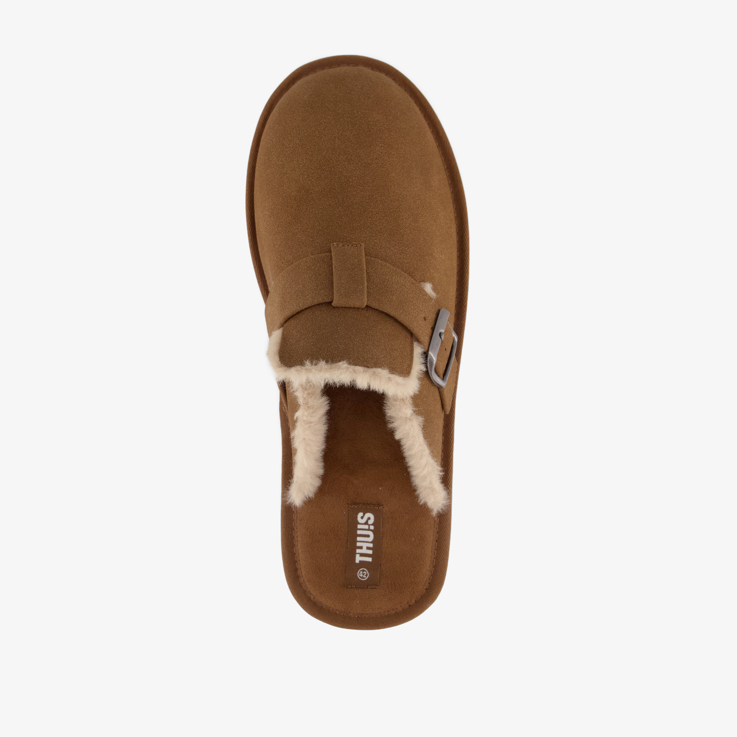 Thu!s heren instap pantoffels bruin – foto 4