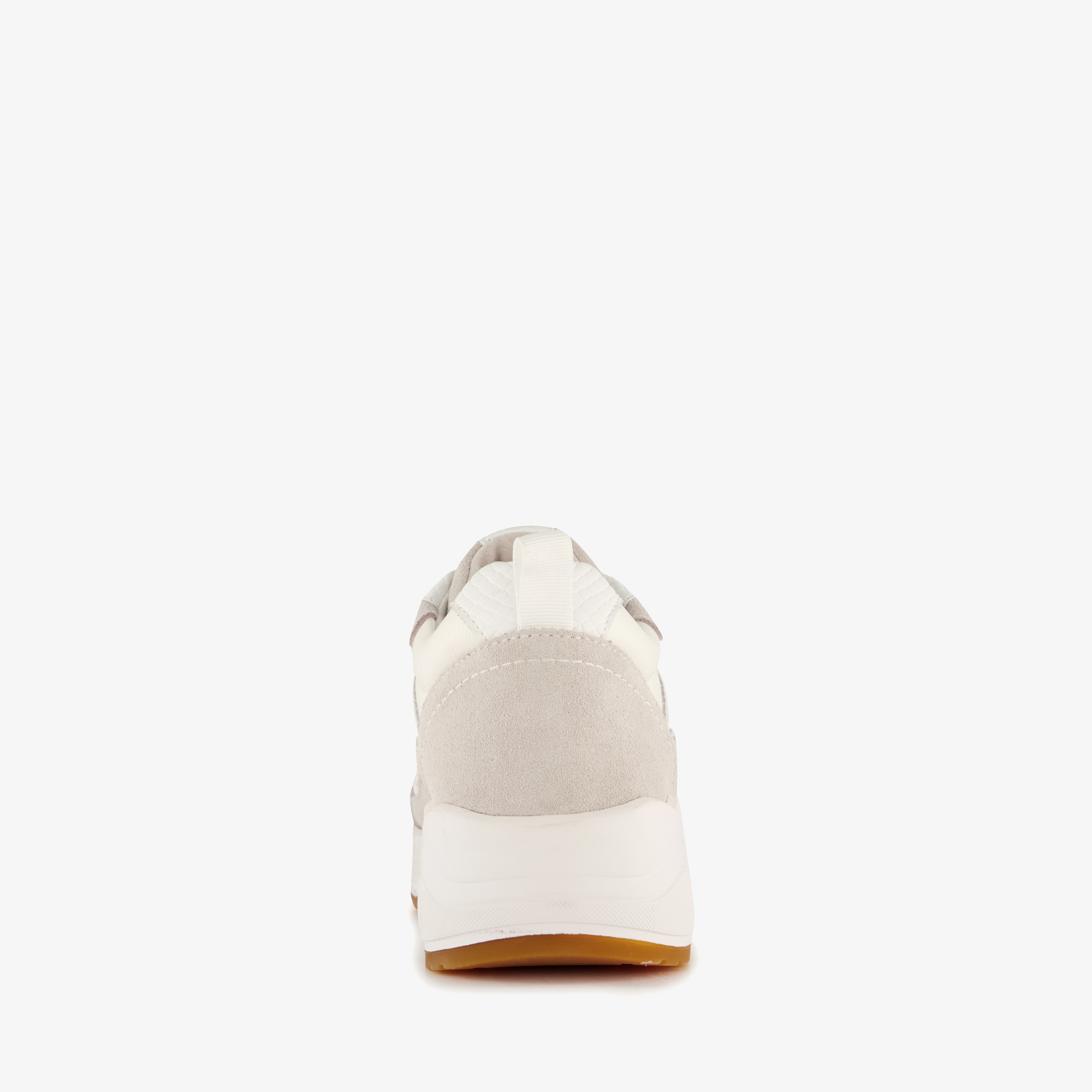 Hush Puppies leren dames sneakers wit beige – foto 2