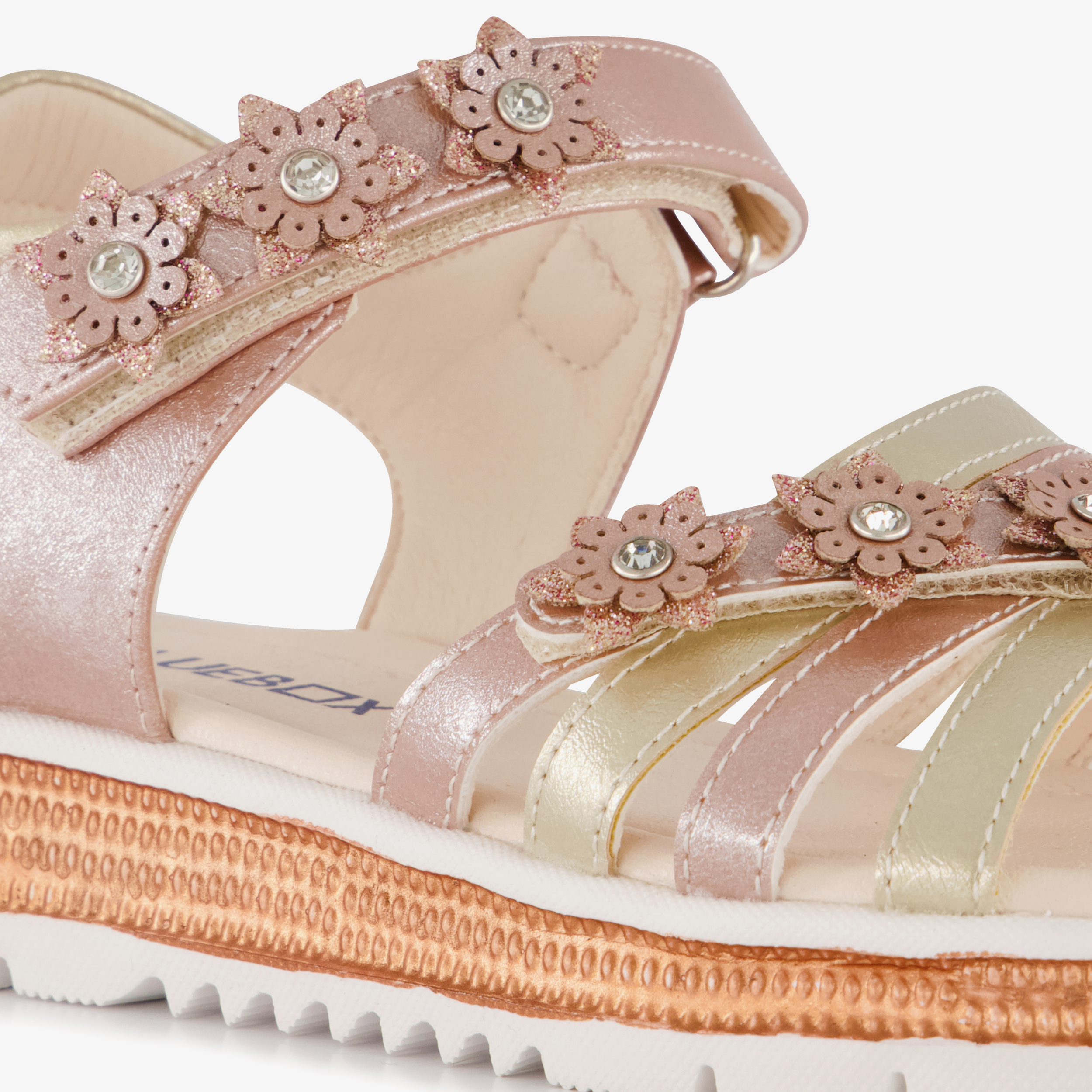 Blue Box meisjes sandalen roze brons – foto 5