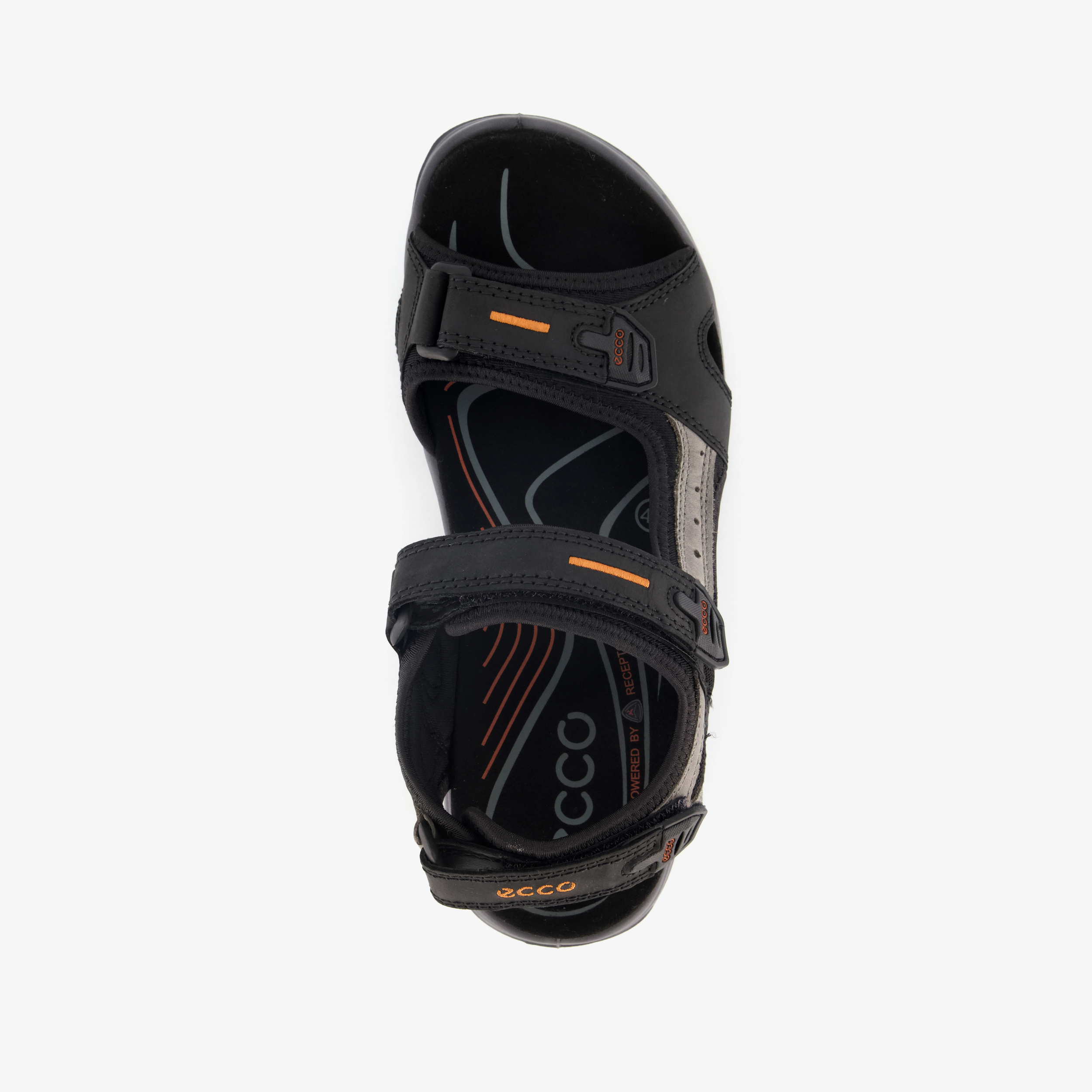 ECCO Offroad leren heren sandalen zwart – foto 4