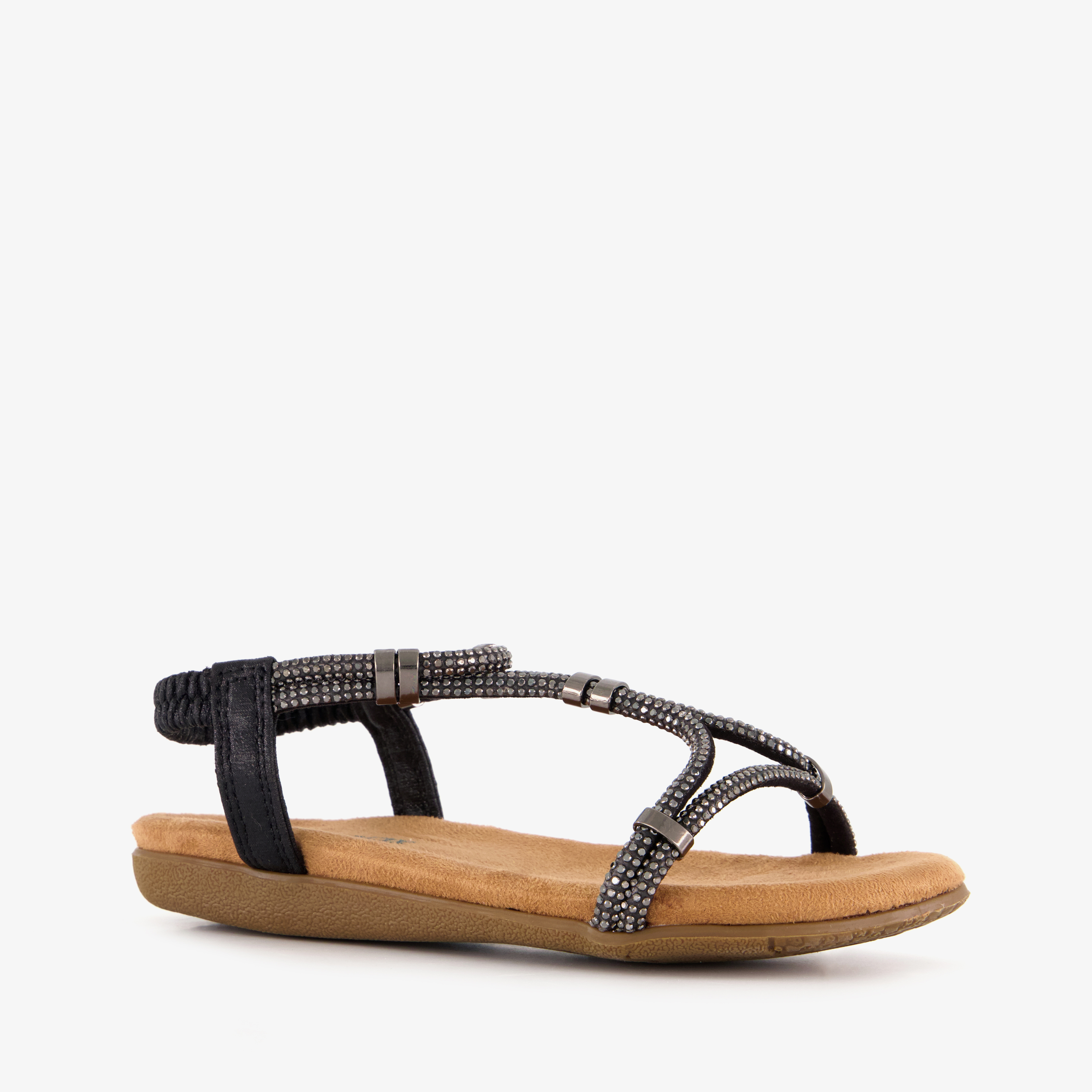 Blue Box meisjes sandalen zwart