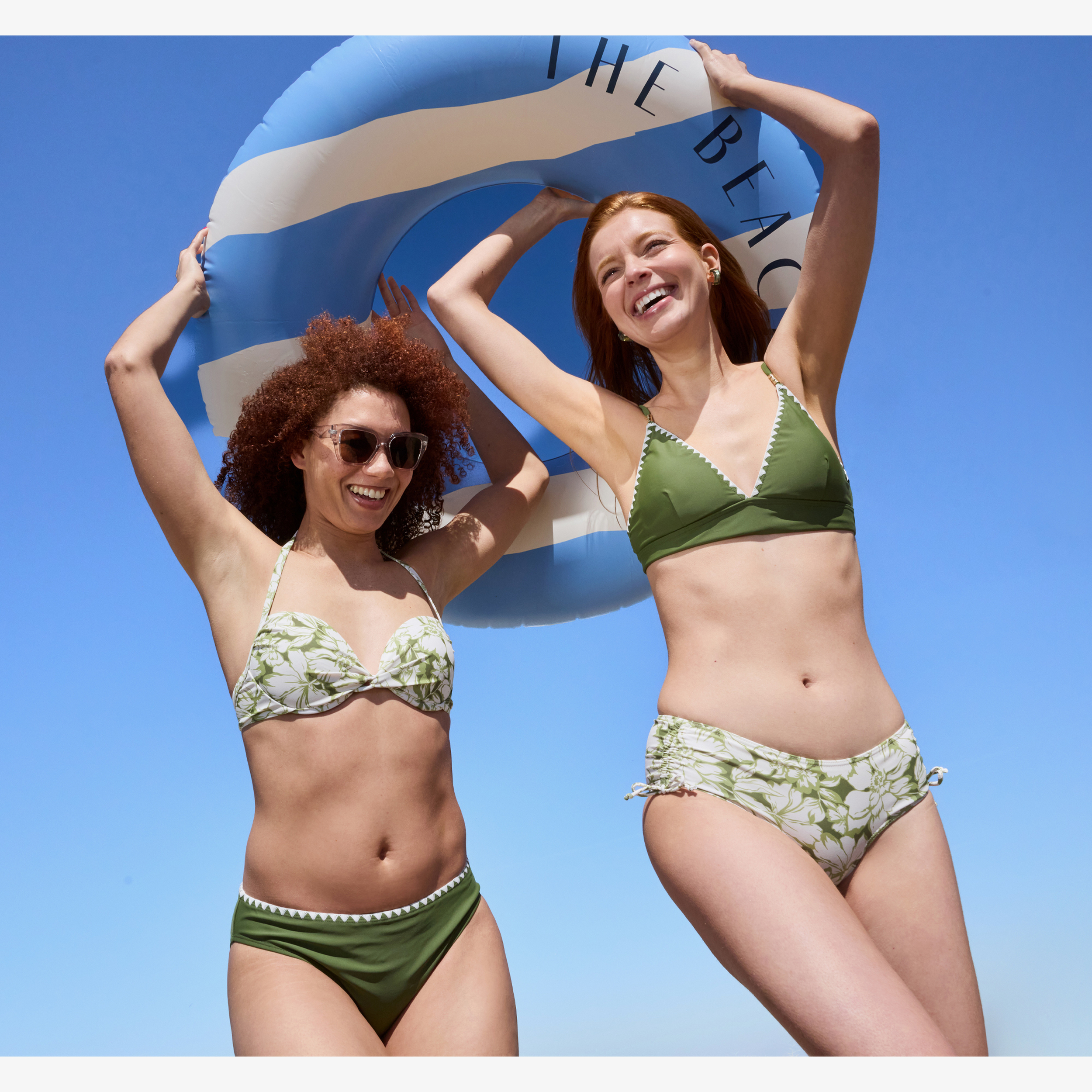 Osaga voorgevormde dames bikinitop met bloemenprint t-shirts & tops – foto 3
